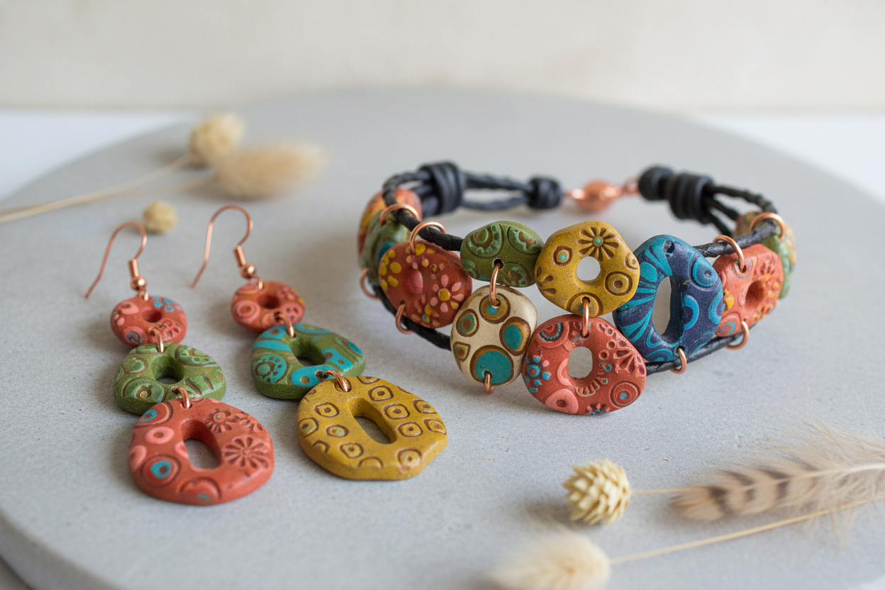 Handcrafted Jewelry Sets- Earrings & Bracelet Collection