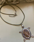 Sea turtle Tribal Inspired Pendant Necklace