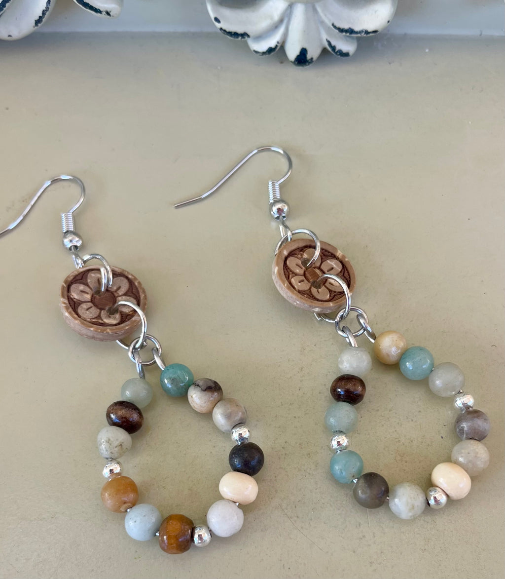Amazonite & Tiger's Eye Earth Jewelry Set by Sublime Designs by Suzie