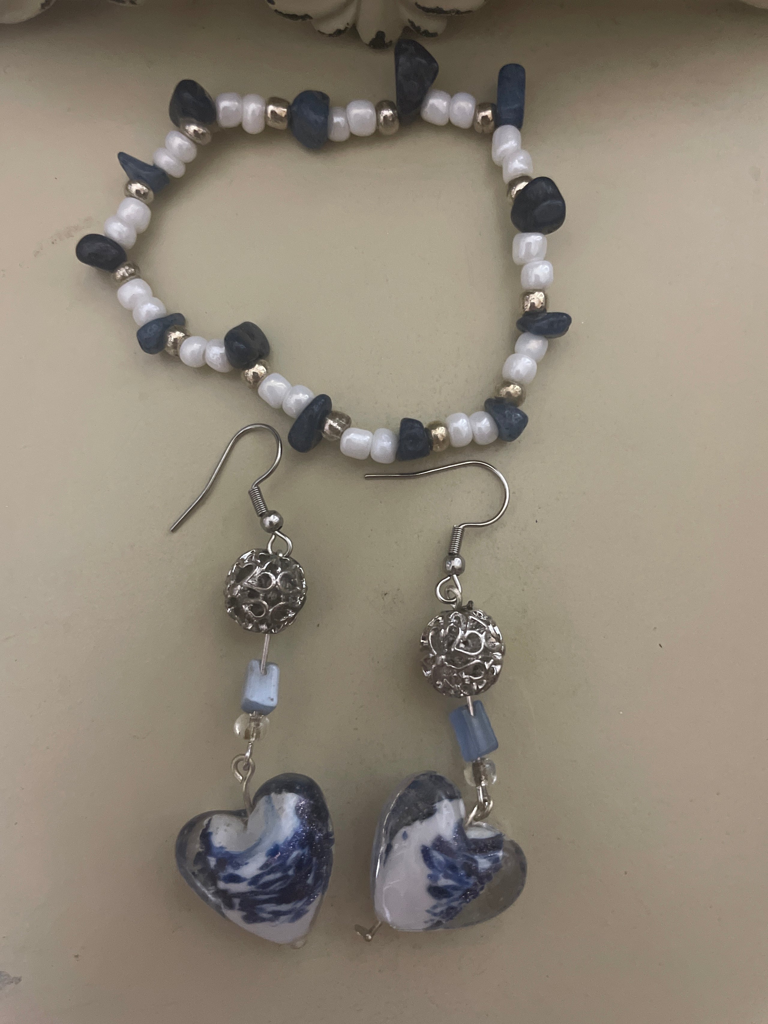 Midnight Blue Marble Drop Set