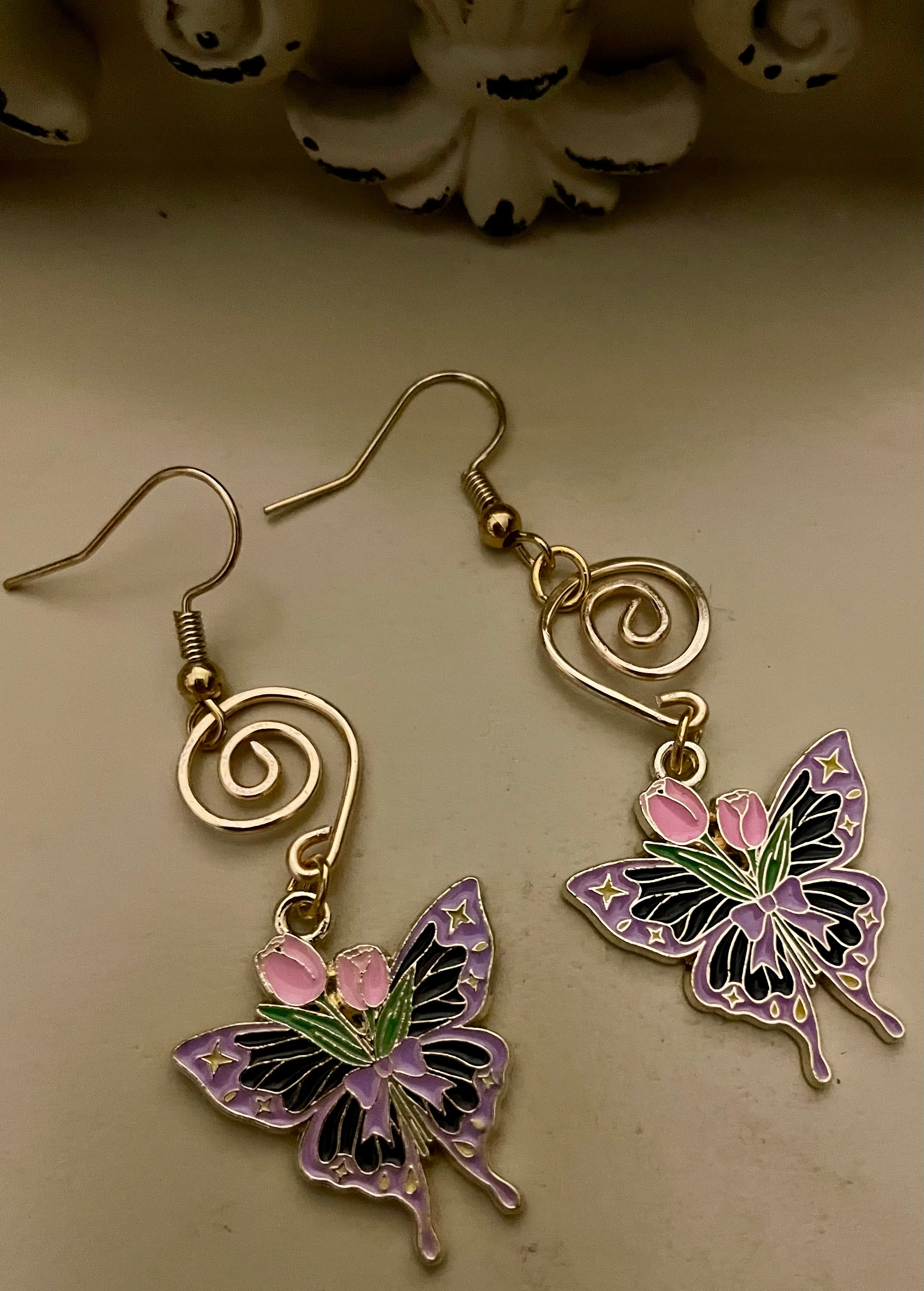 Gothic Fairy Pura Vida Butterfly Jewelry Sets