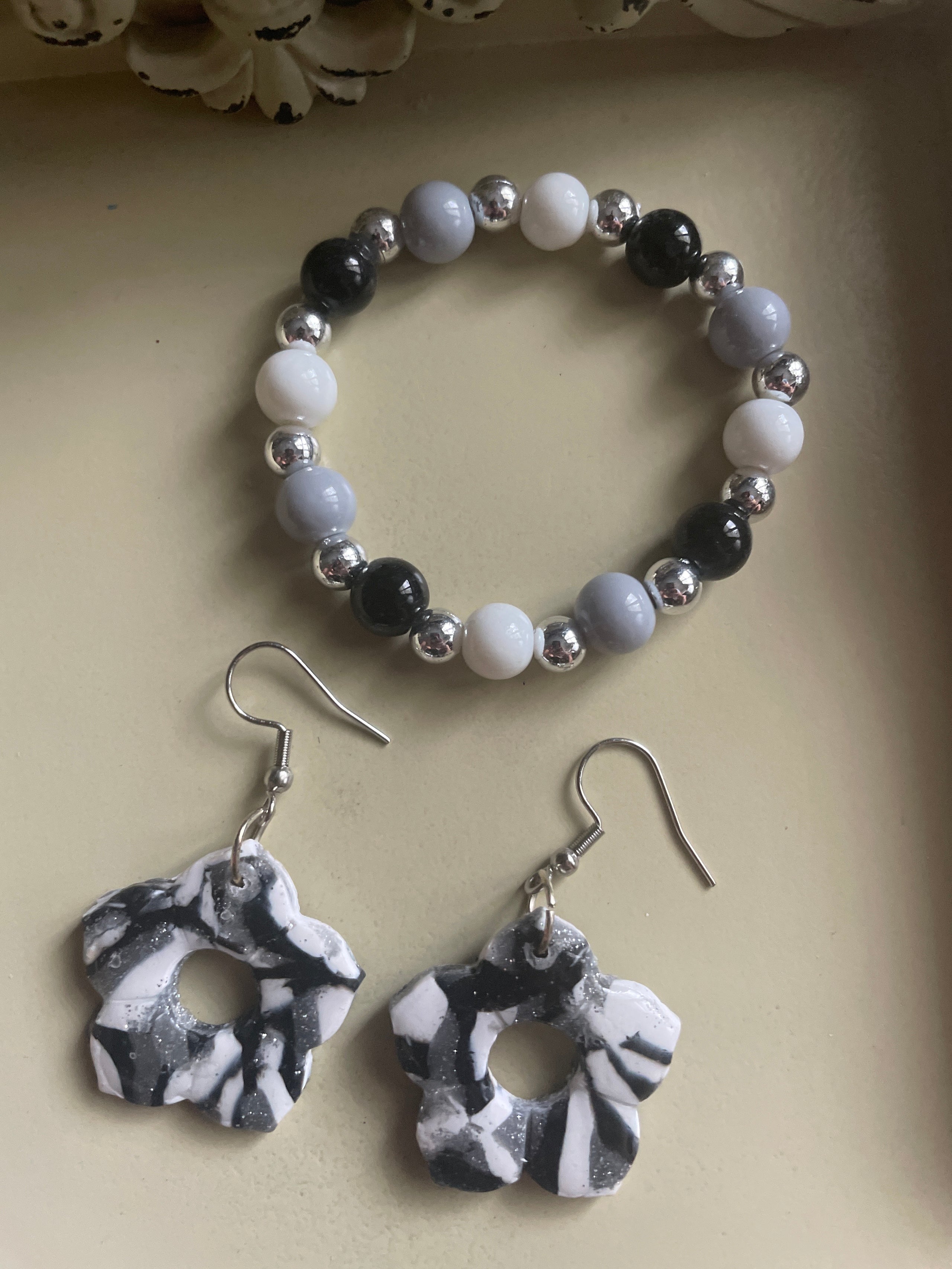 Marble Flowers Set