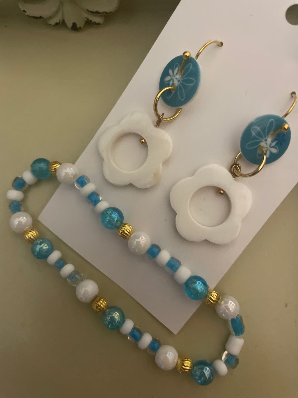 Polka Dot or Daisy Mother of Pearl Sets