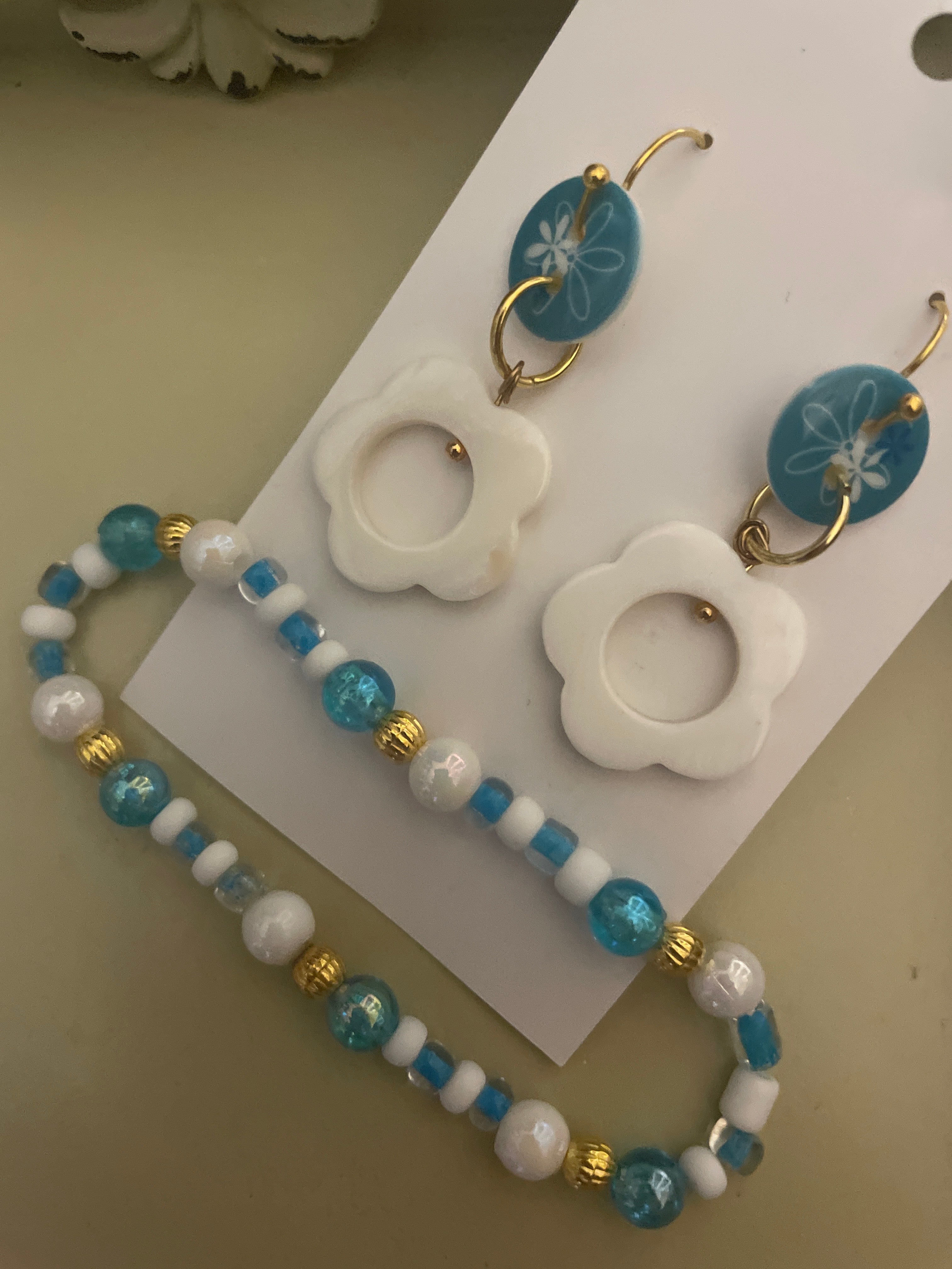 Polka Dot or Daisy Mother of Pearl Sets