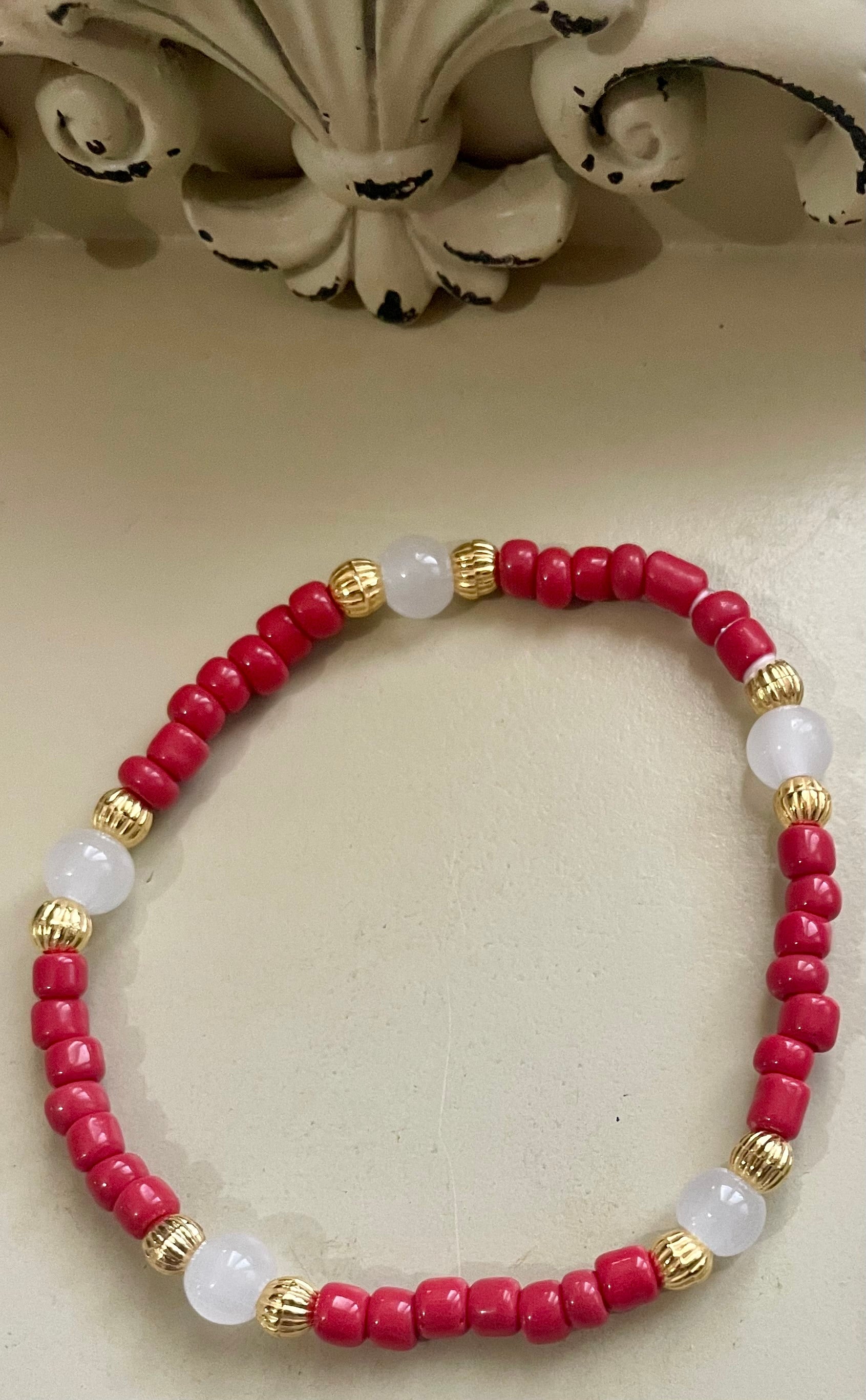 Crimson Sakura Blossom Jewelry Set