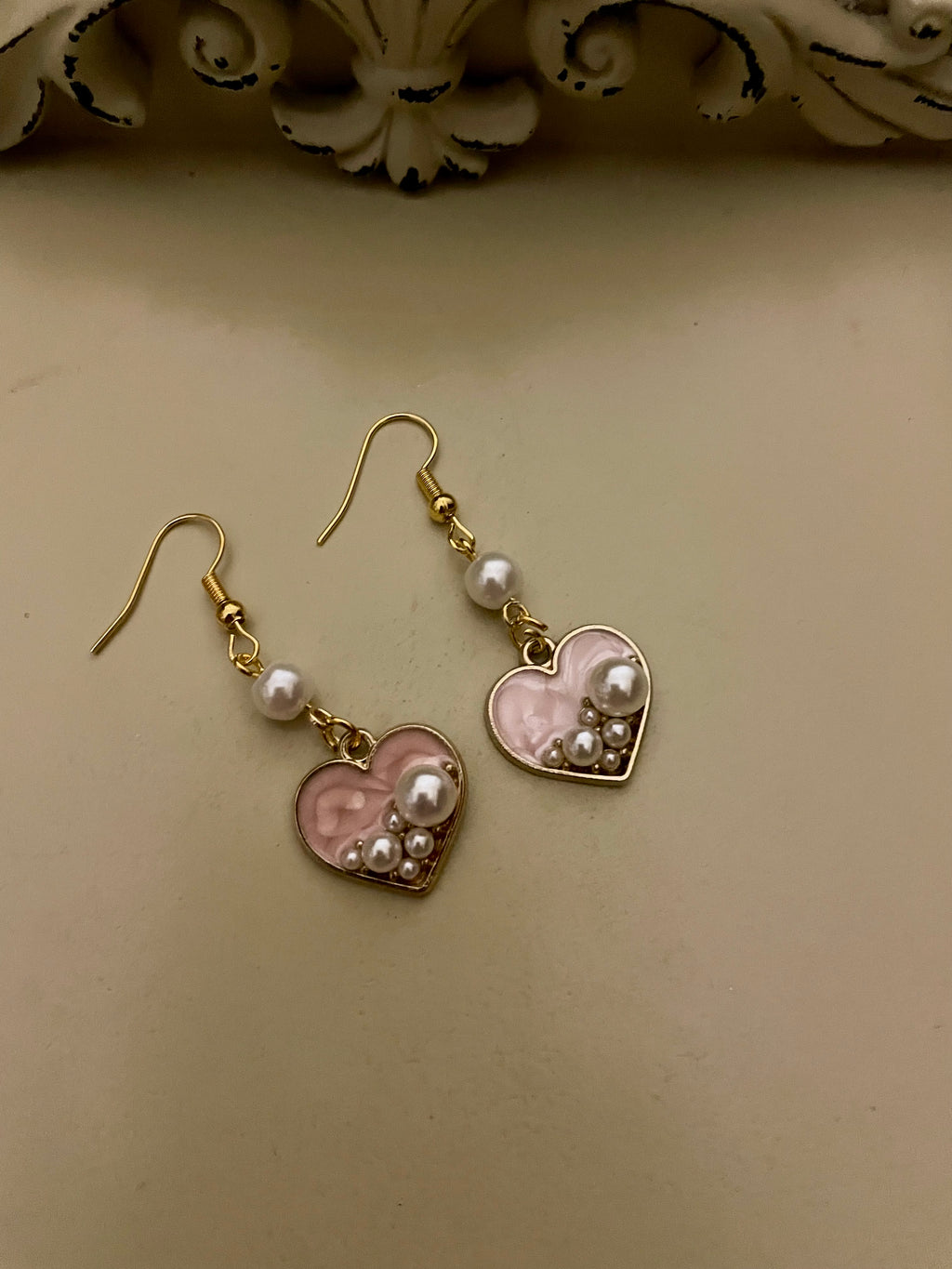 Blush Pink- Ocean Teal- Amethyst Pearl Heart Pura Vida Jewelry Sets