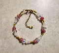 Rose Quartz Gold Plated Adjustable Bracelet – Taurus Zodiac Birthstone Moonstone