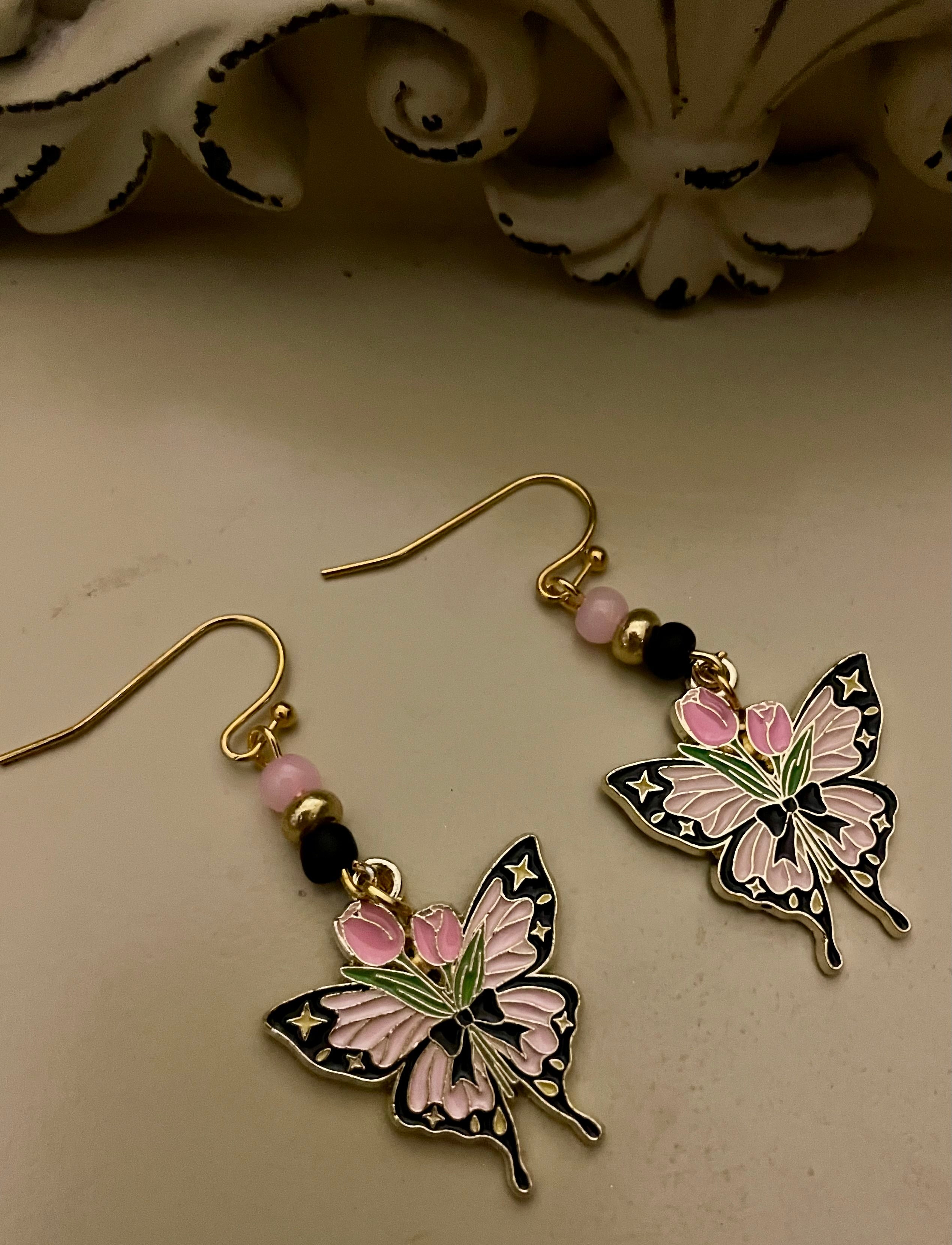 Gothic Fairy Pura Vida Butterfly Jewelry Sets