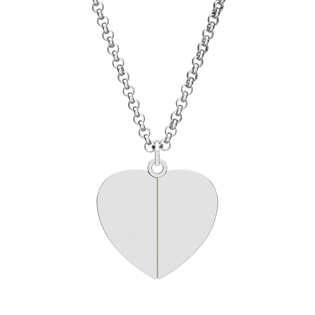 Hidden Message Engraved Heart Necklace — Secret Locket Pendant for Personalized Gifts by Sublime Designs by Suzie