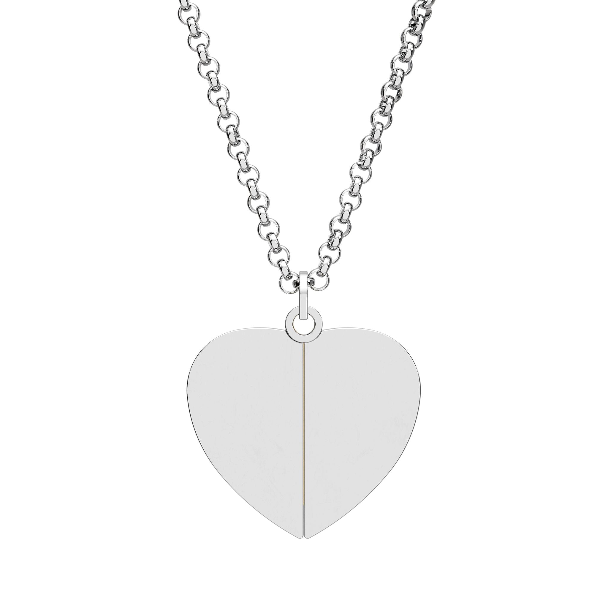 Hidden Message Engraved Heart Necklace — Secret Locket Pendant for Personalized Gifts by Sublime Designs by Suzie