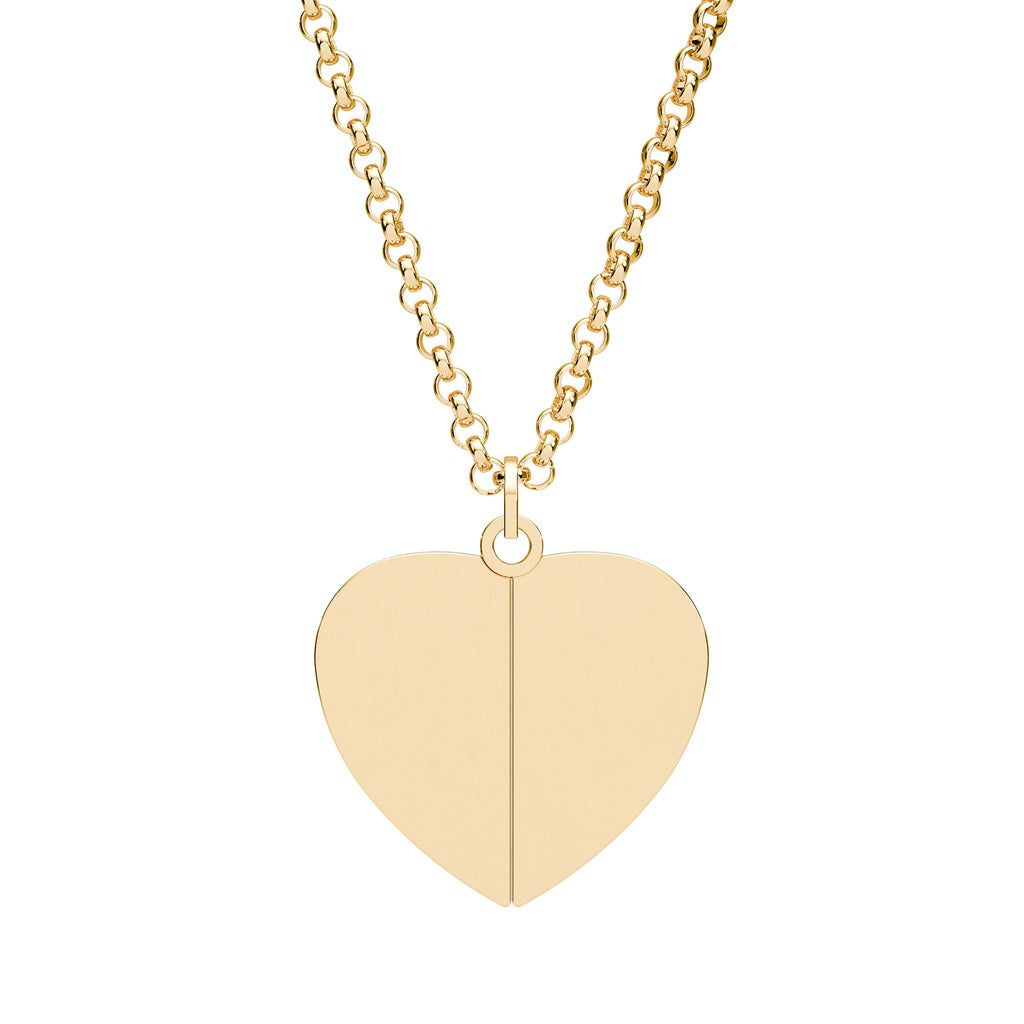 Hidden Message Engraved Heart Necklace — Secret Locket Pendant for Personalized Gifts by Sublime Designs by Suzie