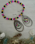 Confetti Dangle Teardrop Jewelry Set