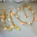 Bloom & Vine Earrings Bracelet or Anklet Jewelry Set