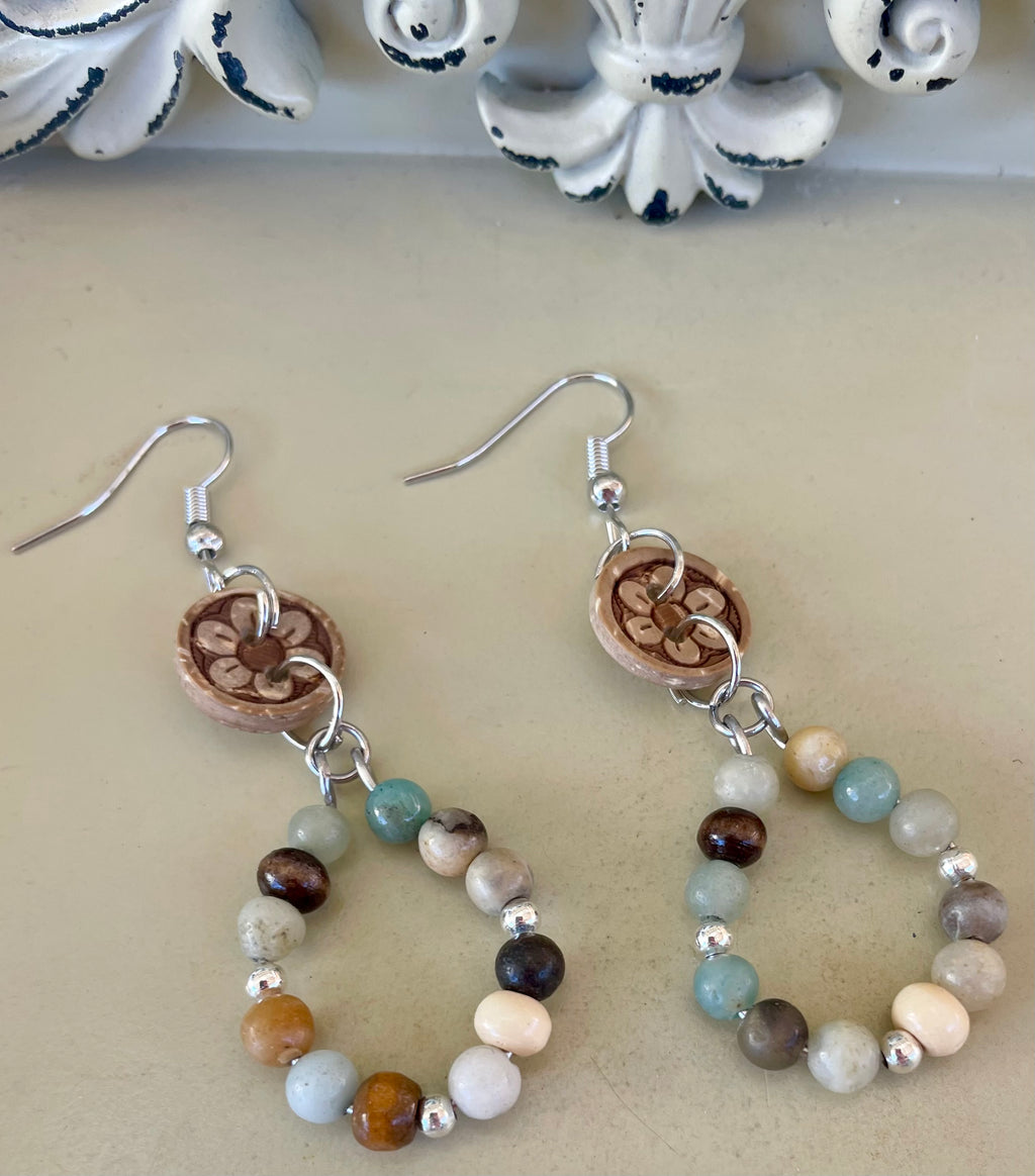 Amazonite & Tiger's Eye Earth Jewelry Set by Sublime Designs by Suzie
