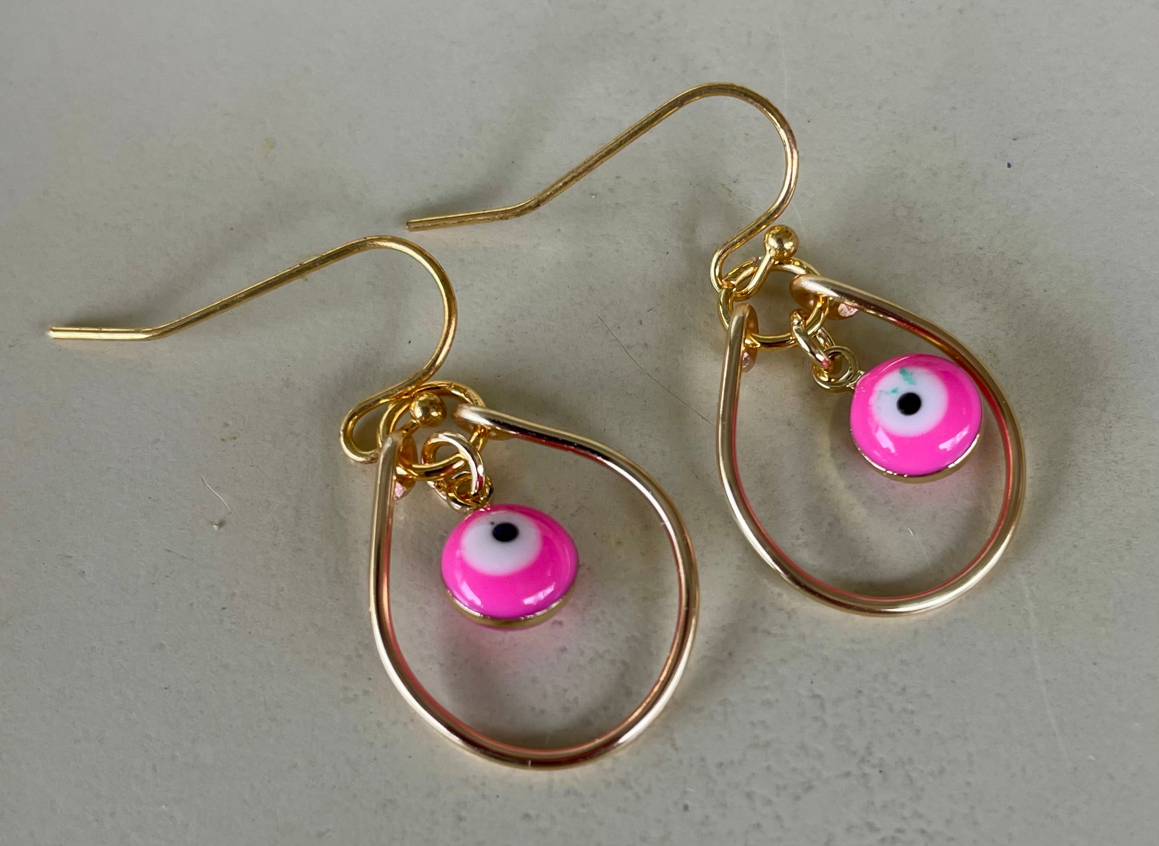 18K Gold Plated PVD Turquoise or Pink Evil Eye Nazar Protection Set- Sublime Designs by Suzie
