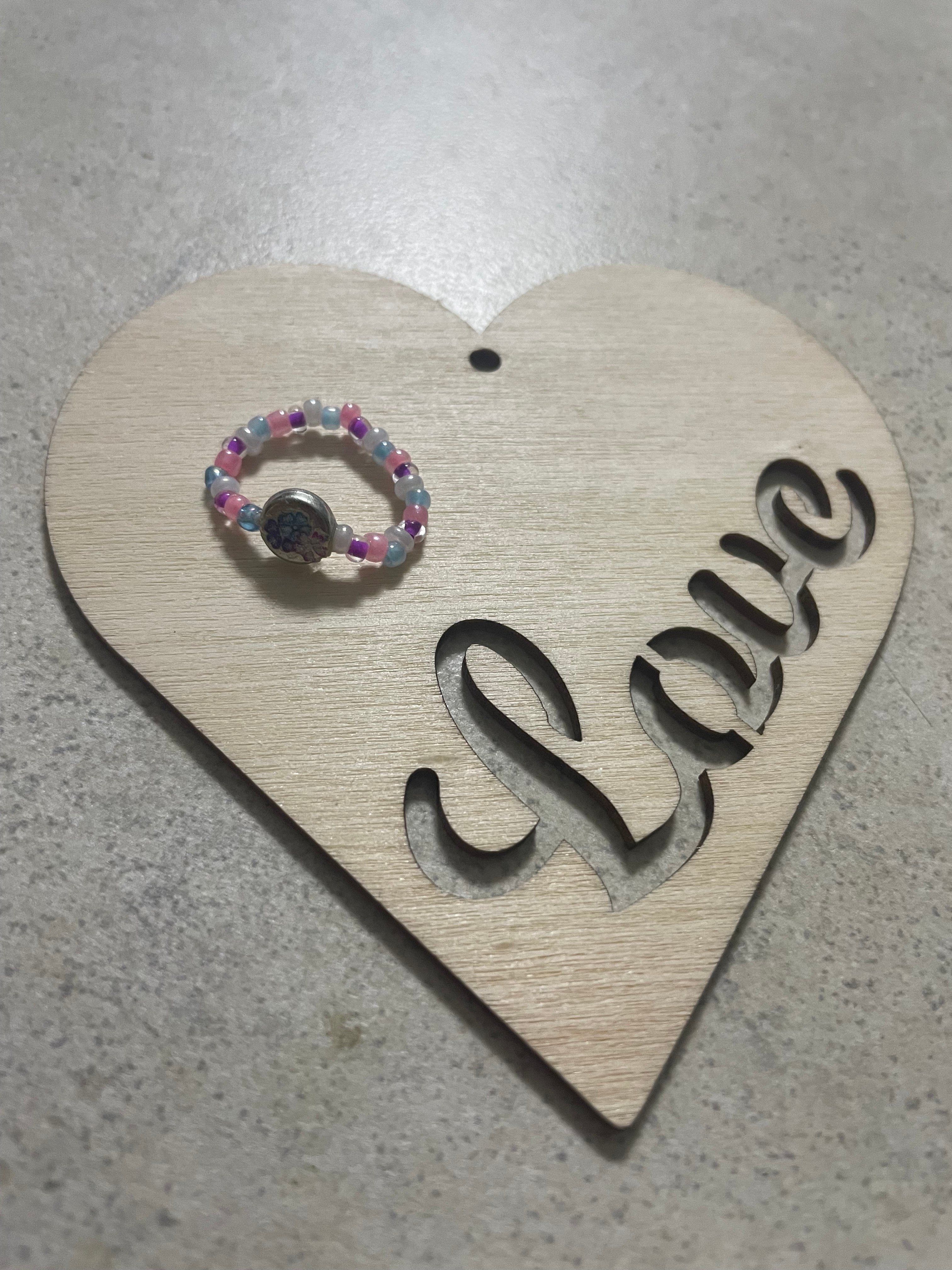 Handcrafted Bead Rings on multiple designs