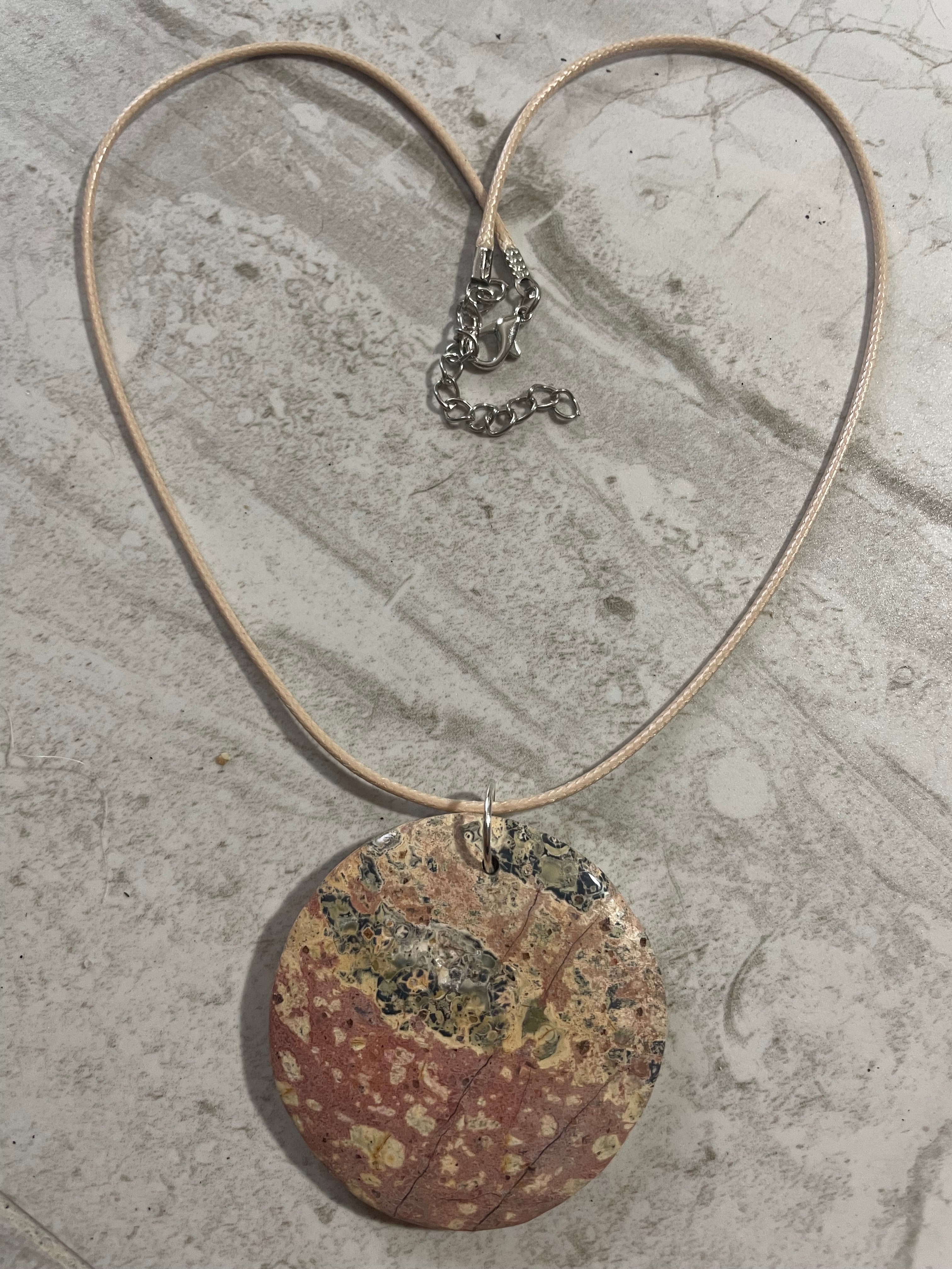 Earth Tone Natural Stone Necklace