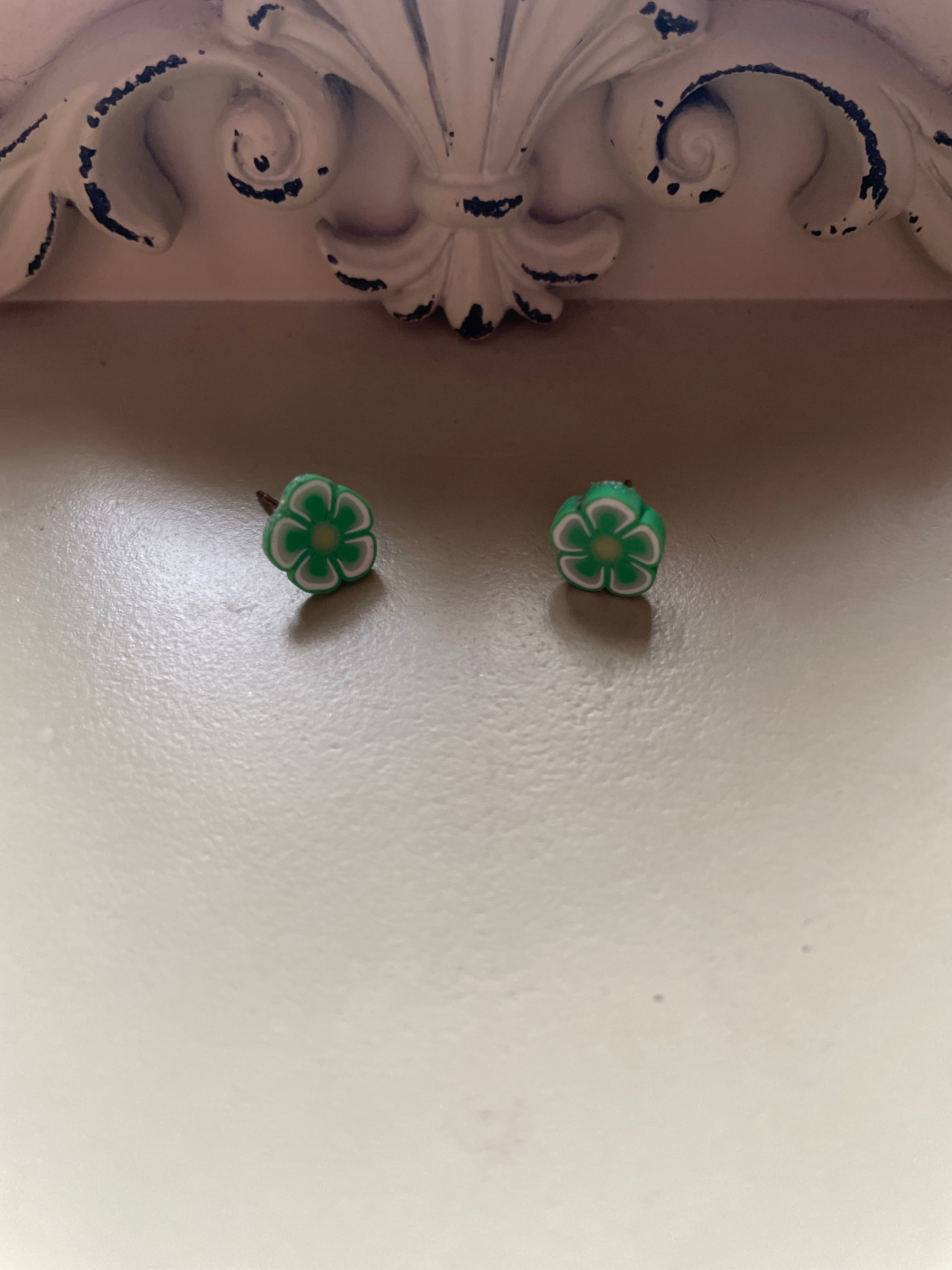 Green Clover Earrings