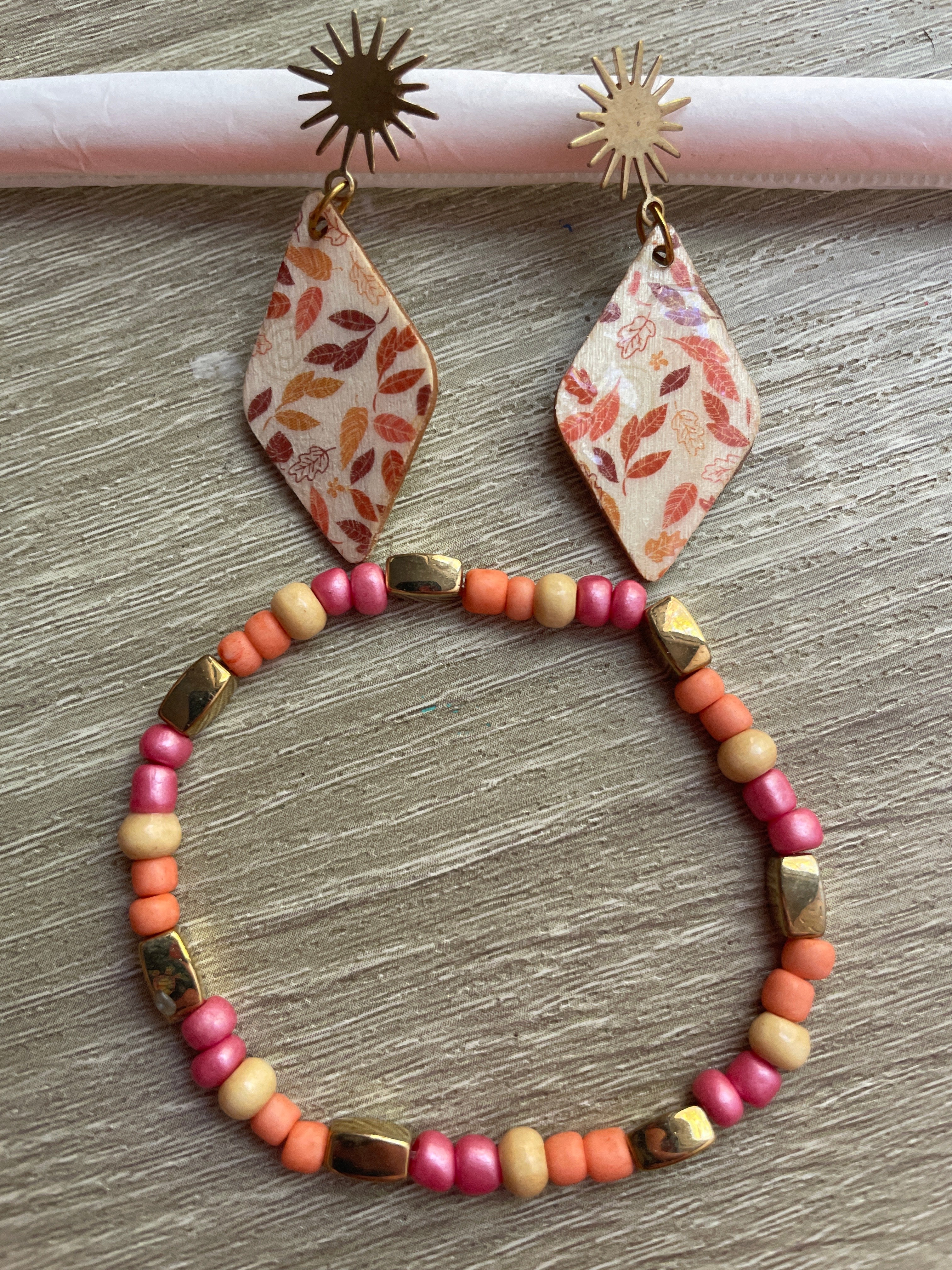 Autumn Leaves Starburst Set