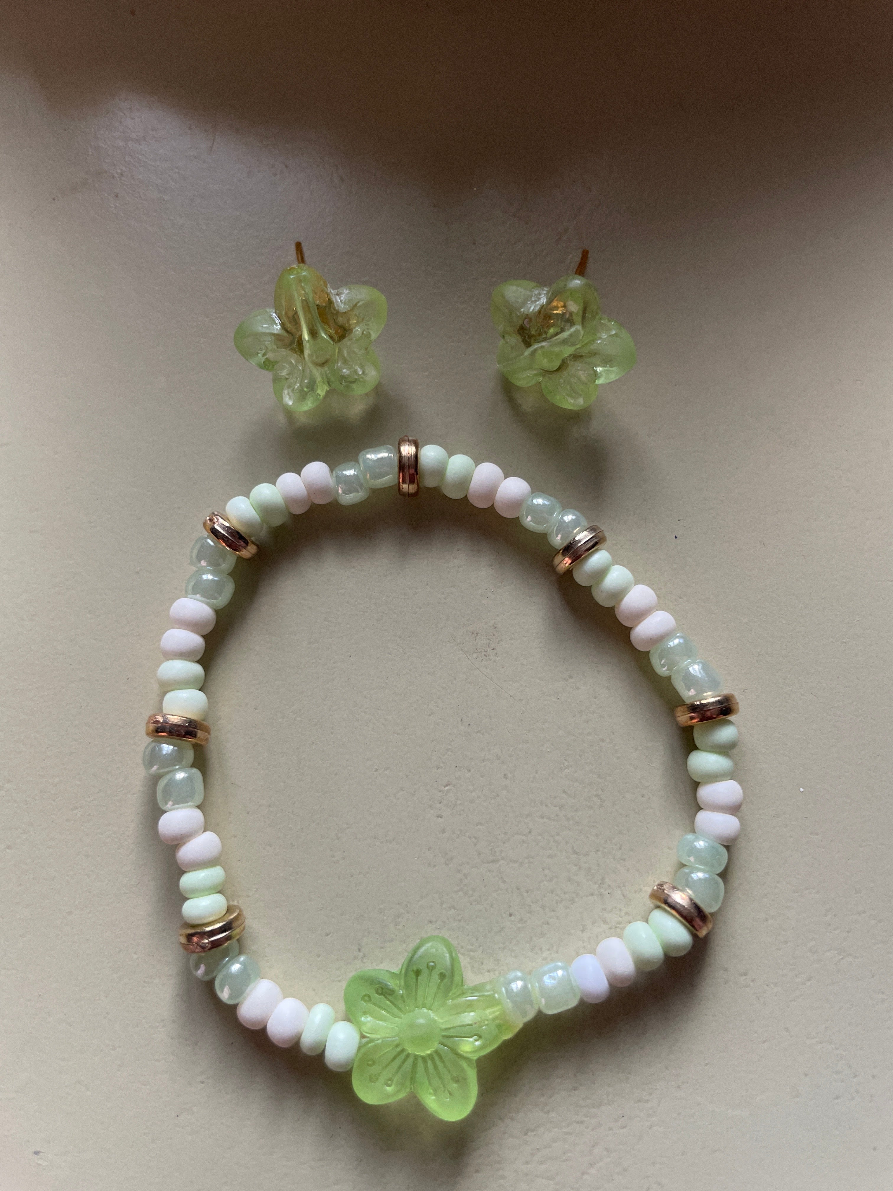 Mint Blossom Fairy Garden Set