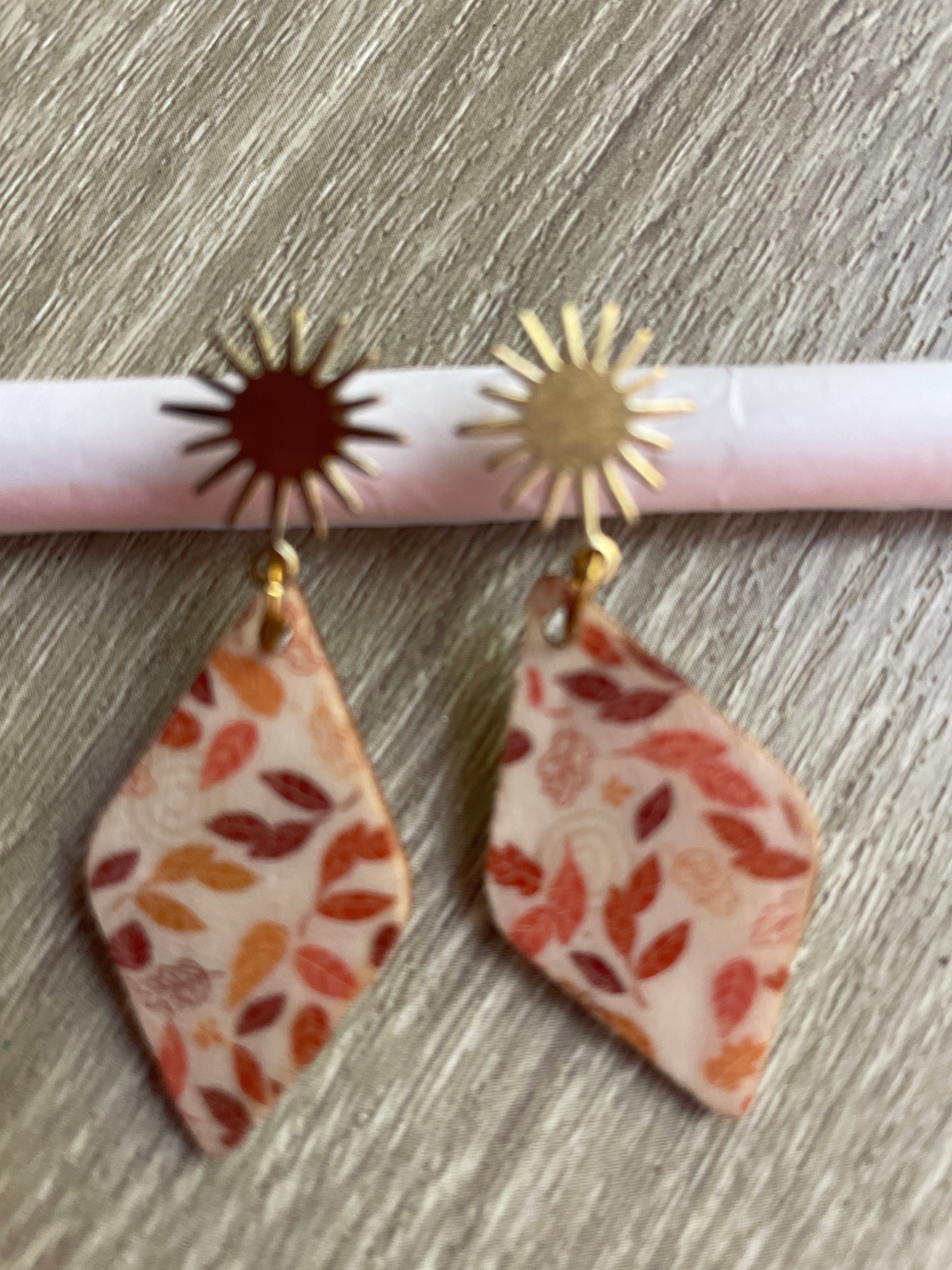 Autumn Leaves Starburst Set