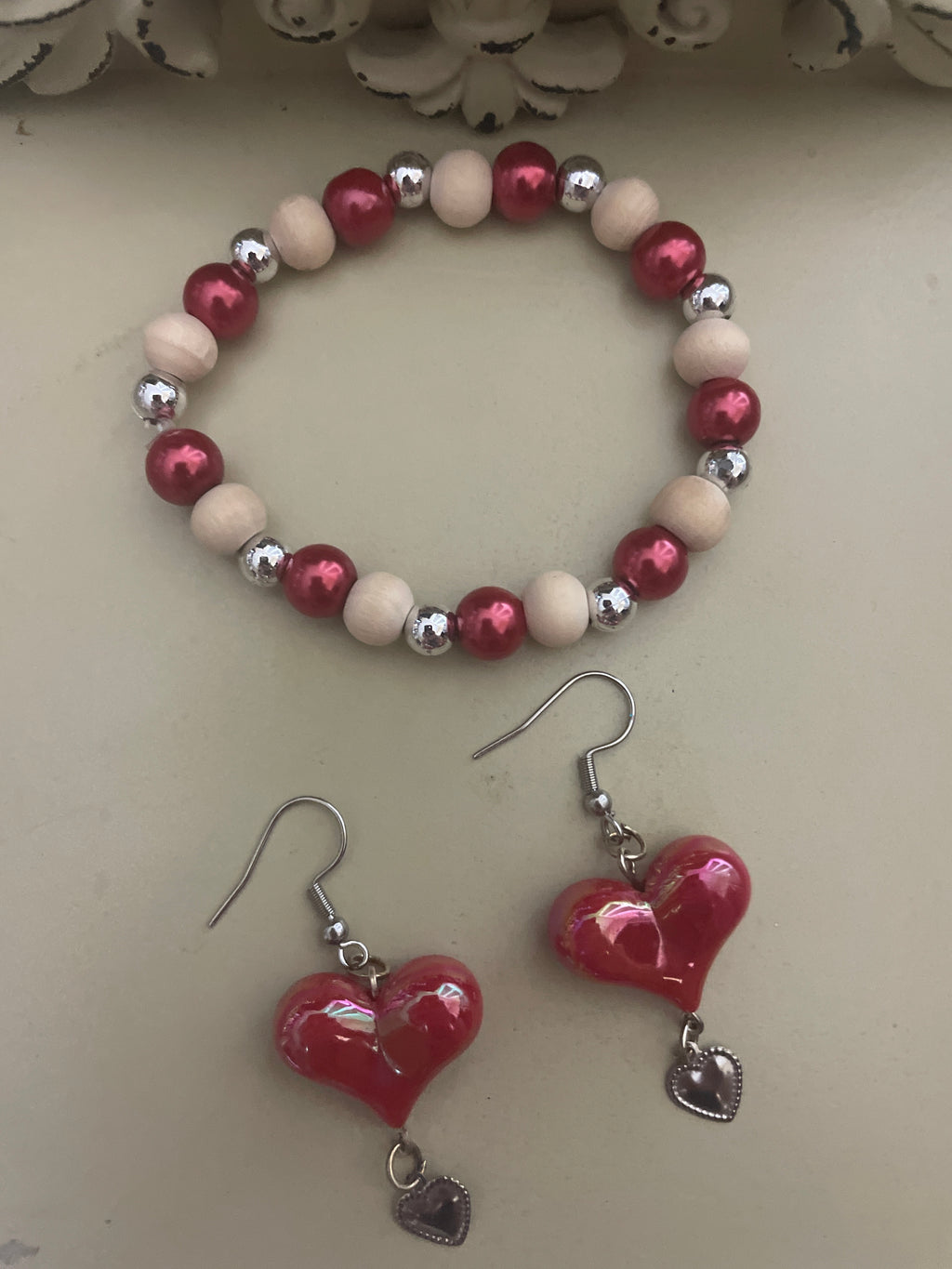 Ruby Red Puffy Heart Sets