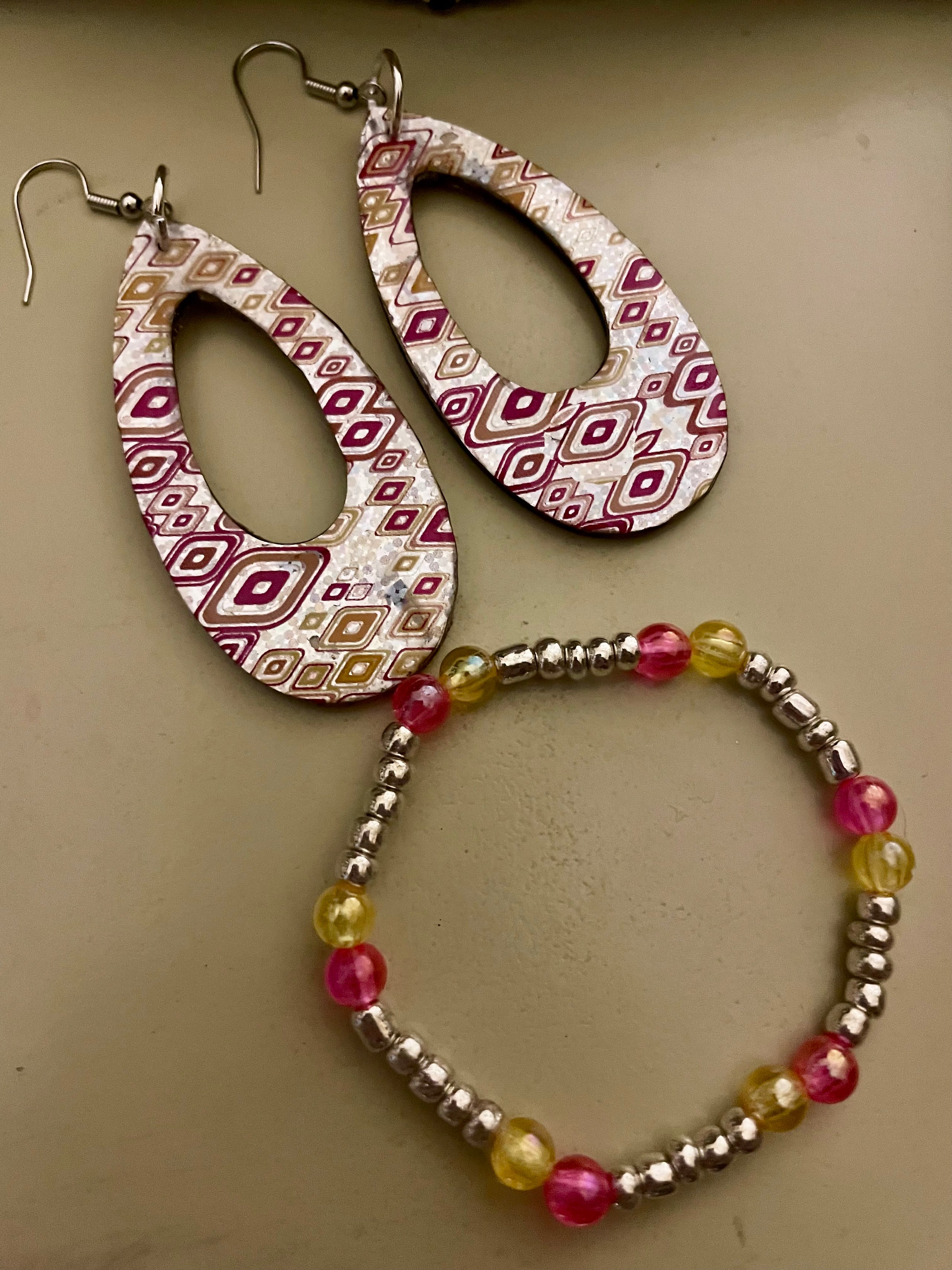 Retro Geo Teardrop Pura Vida Set