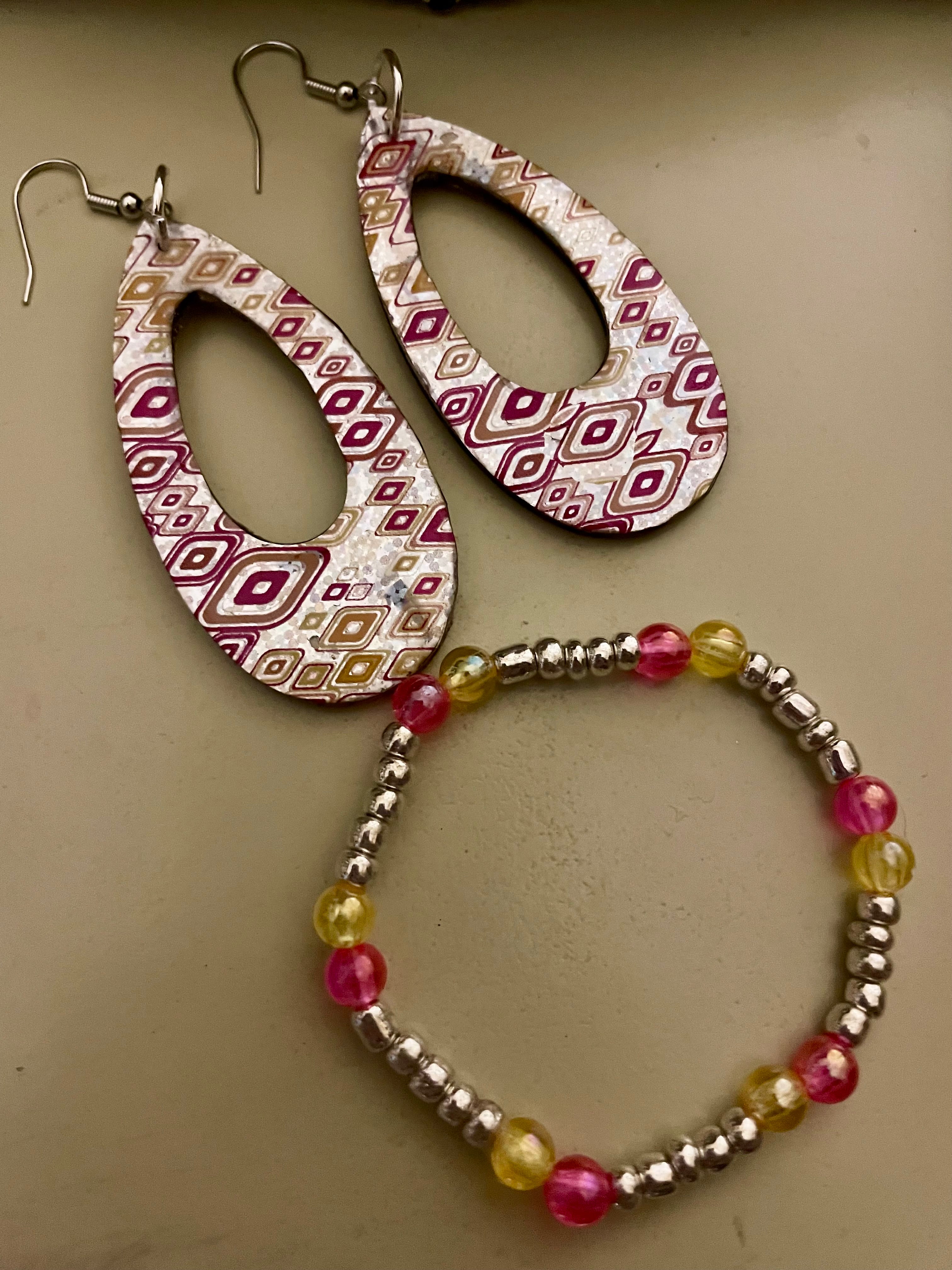 Retro Geo Teardrop Pura Vida Set