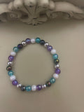 Mermaid Galaxy Beaded Stretch Bracelet