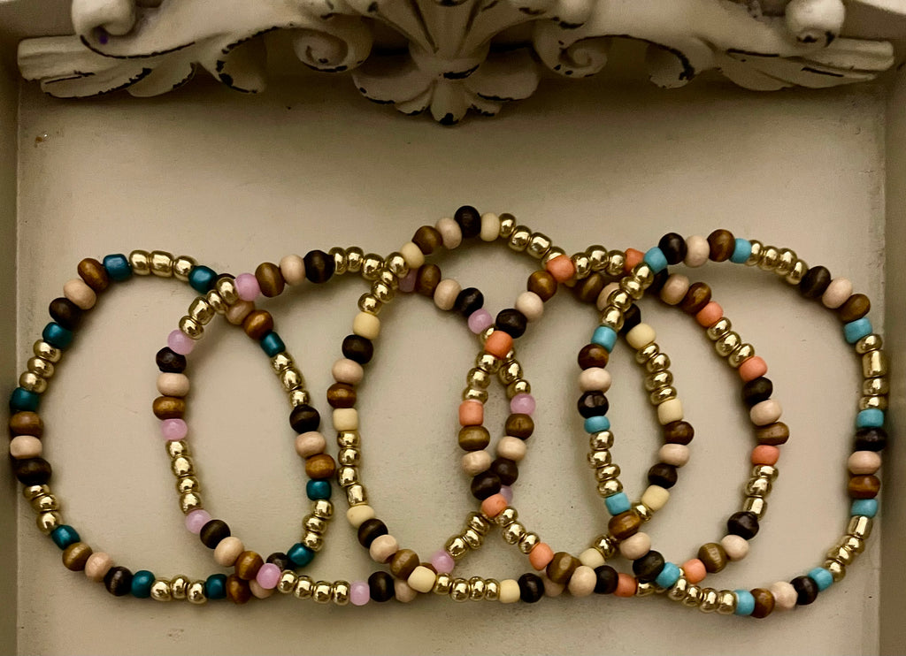 Sunburst Studs and Bracelet. Gold Filled