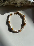 Wooden Brown Bead mix with Glass