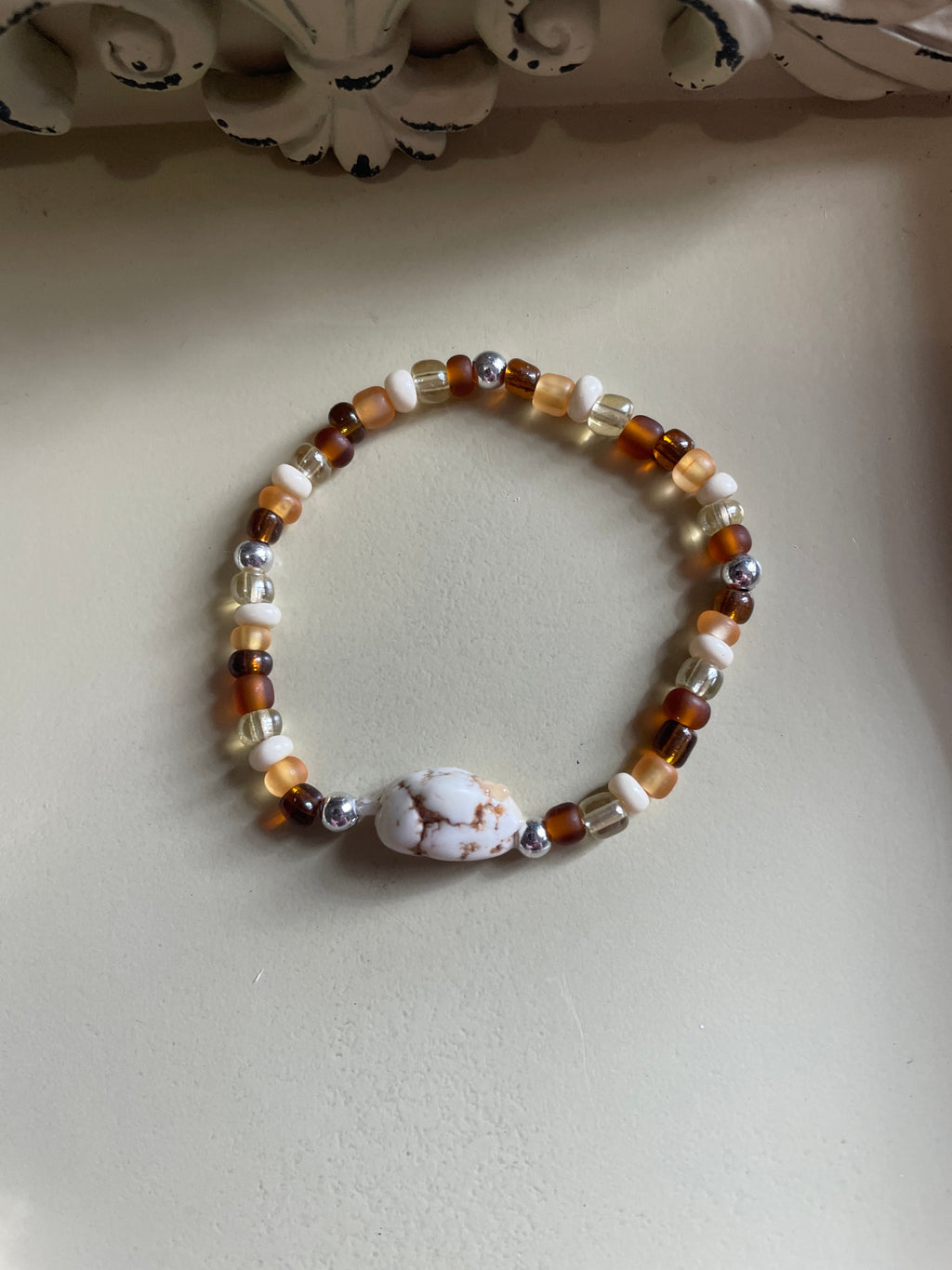 Seahorse with Magnesite Nuggets Jewelry Set