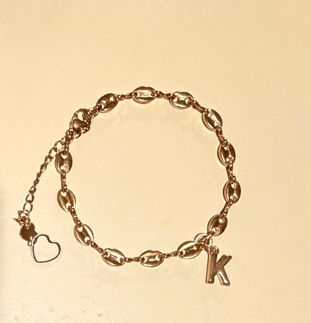 Gucci Link Personalized Charm Bracelet- Adjustable