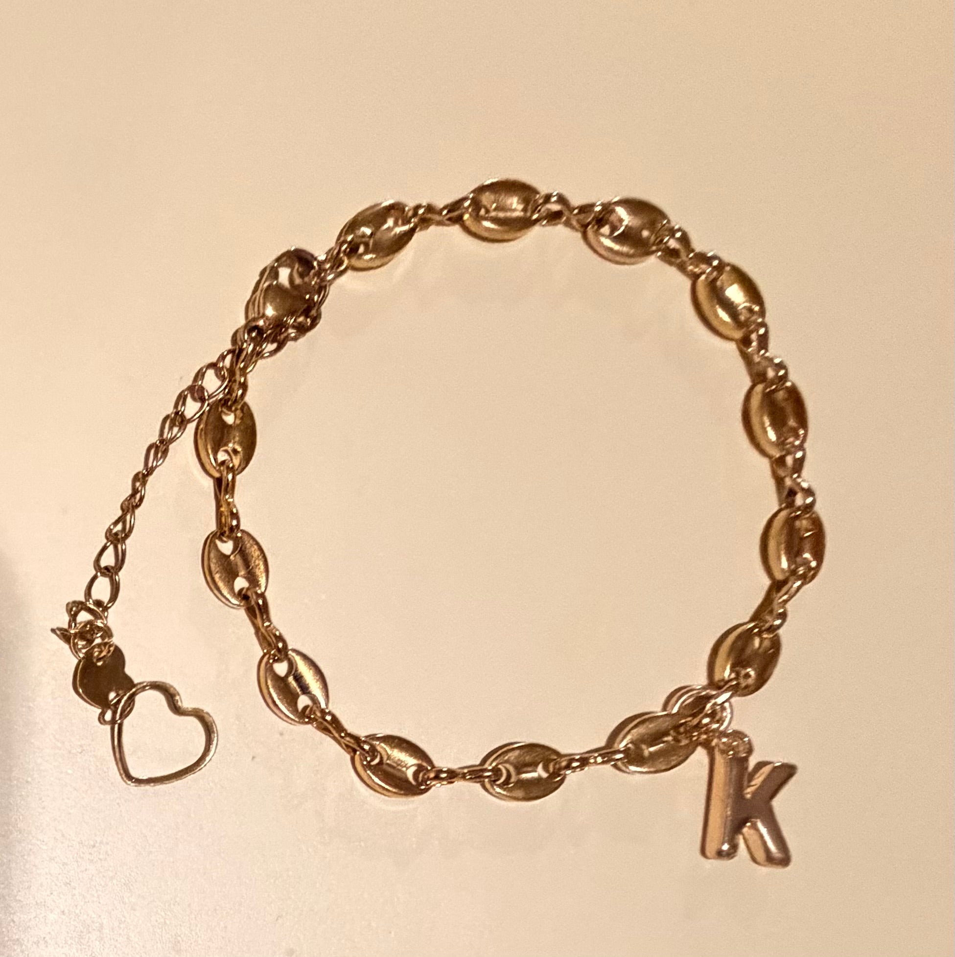 Gucci Link Personalized Charm Bracelet- Adjustable