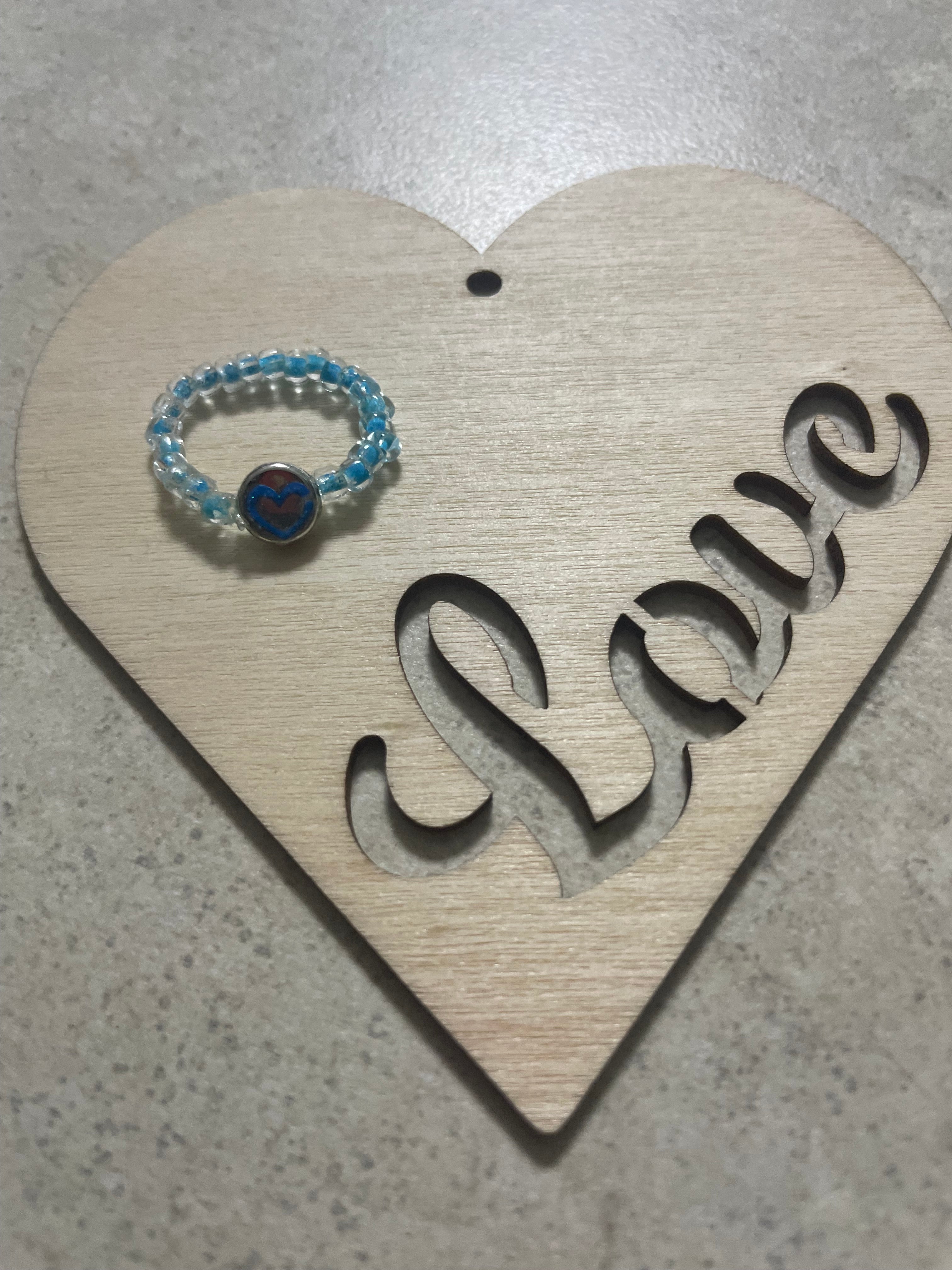 Handcrafted Bead Rings on multiple designs