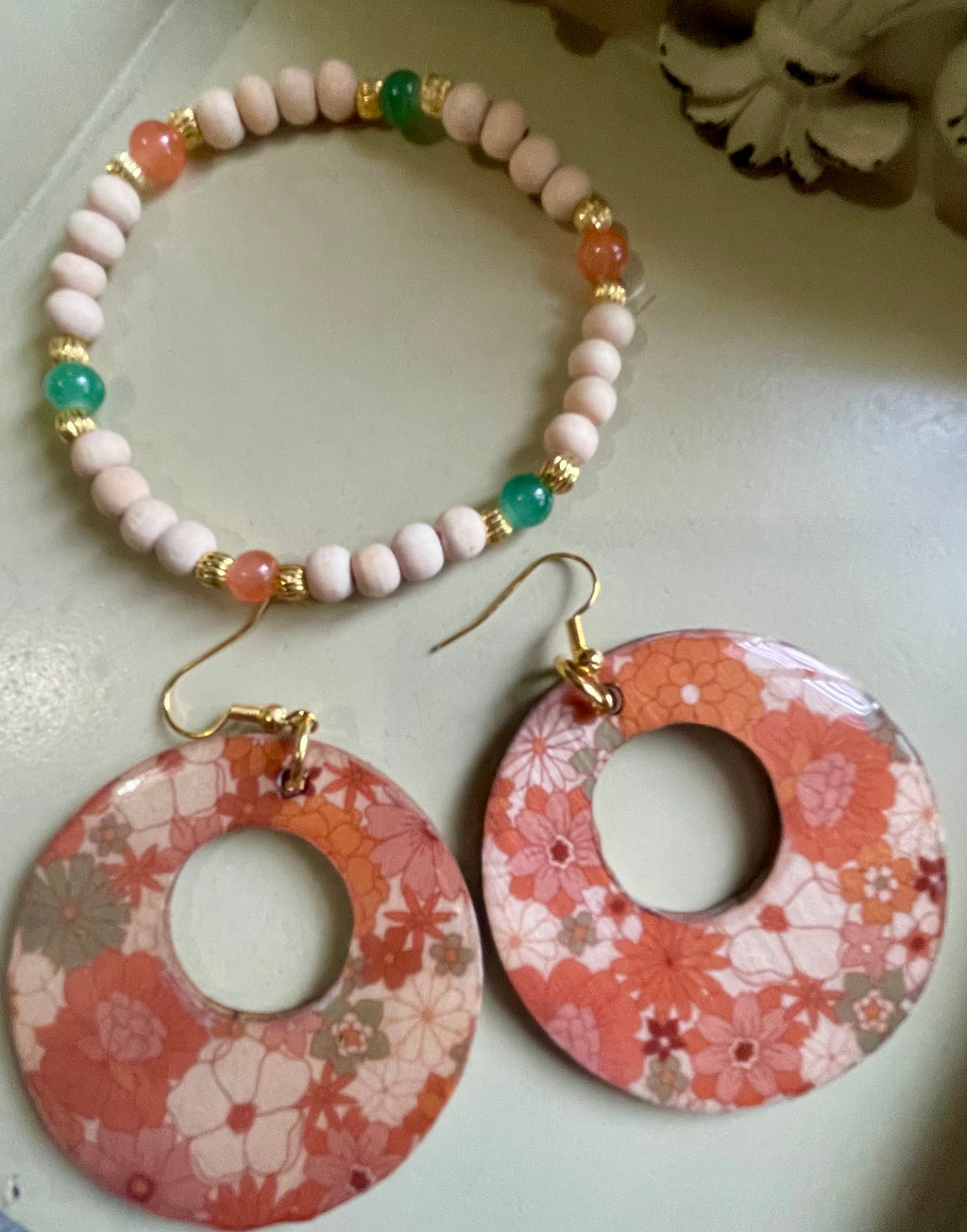 Floral Hoop Jewelry Set - Sublime Designs by Suzie