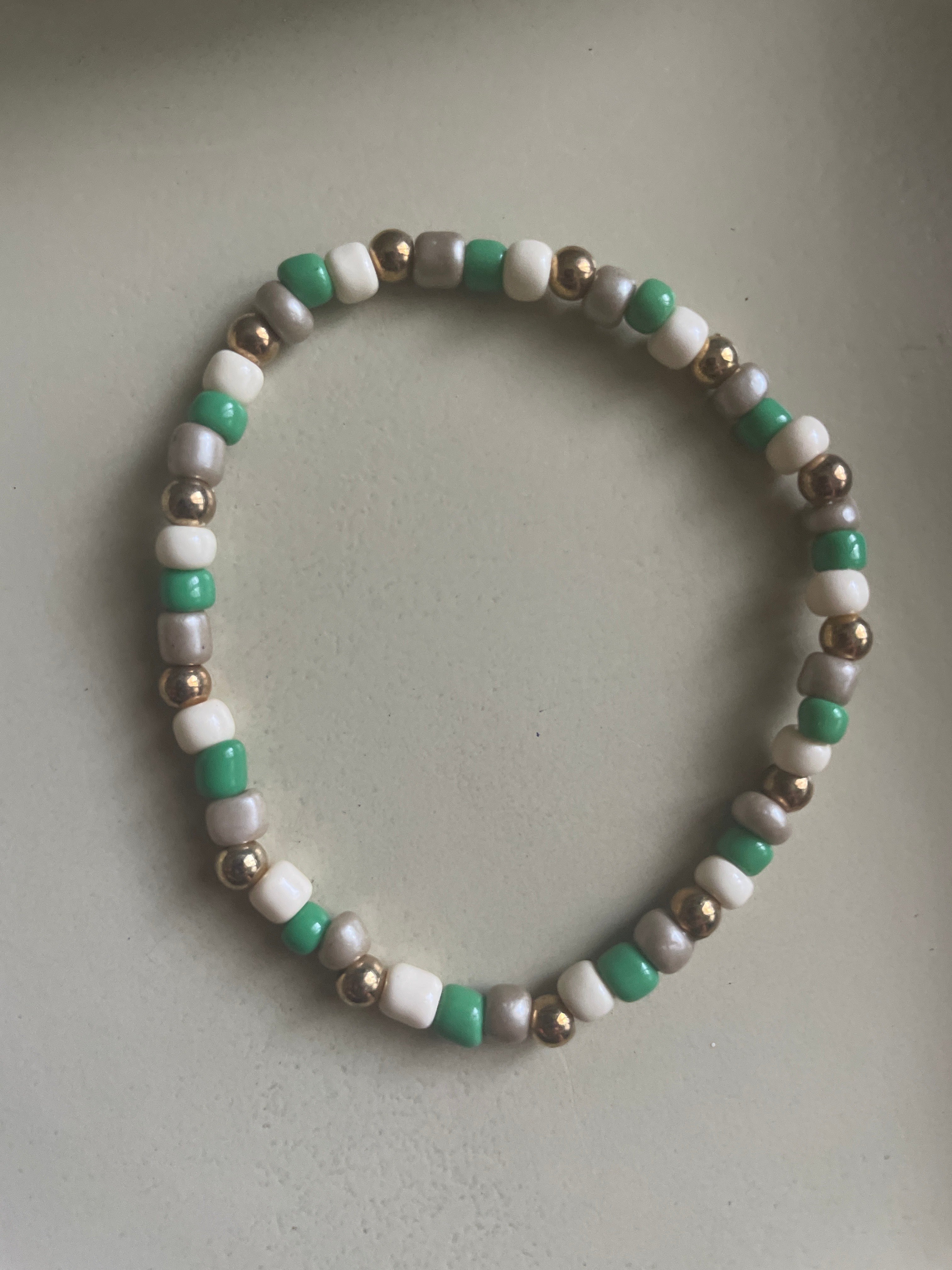 Blossom Seed Bead Stretch Bracelet
