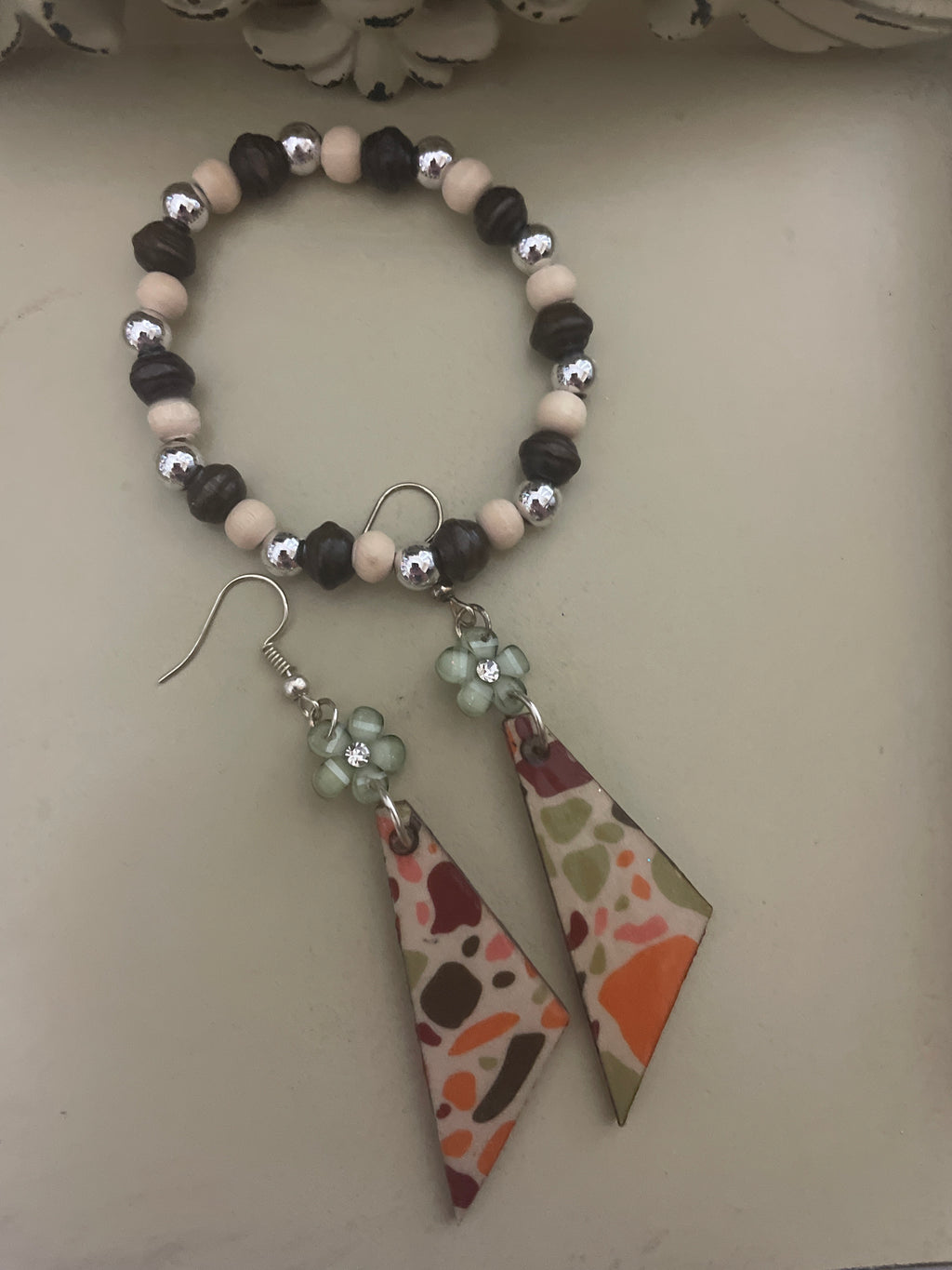 Terrazzo Triangle Drop Set