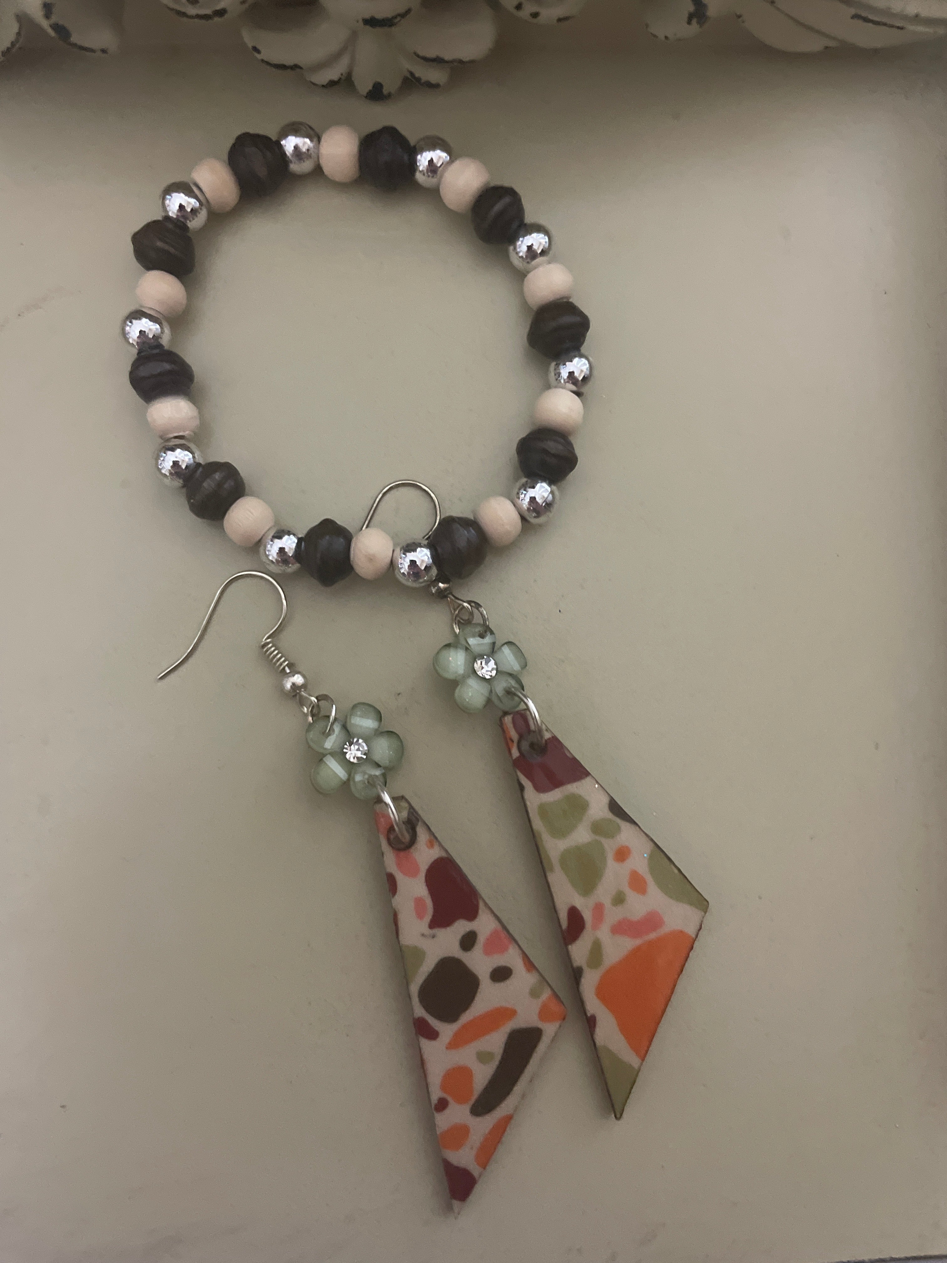 Terrazzo Triangle Drop Set