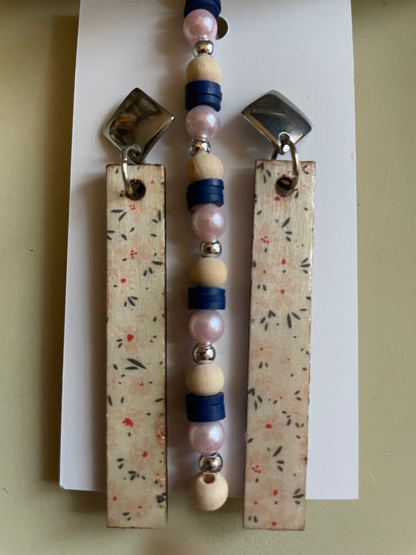 Long Bar Confetti Jewelry Set