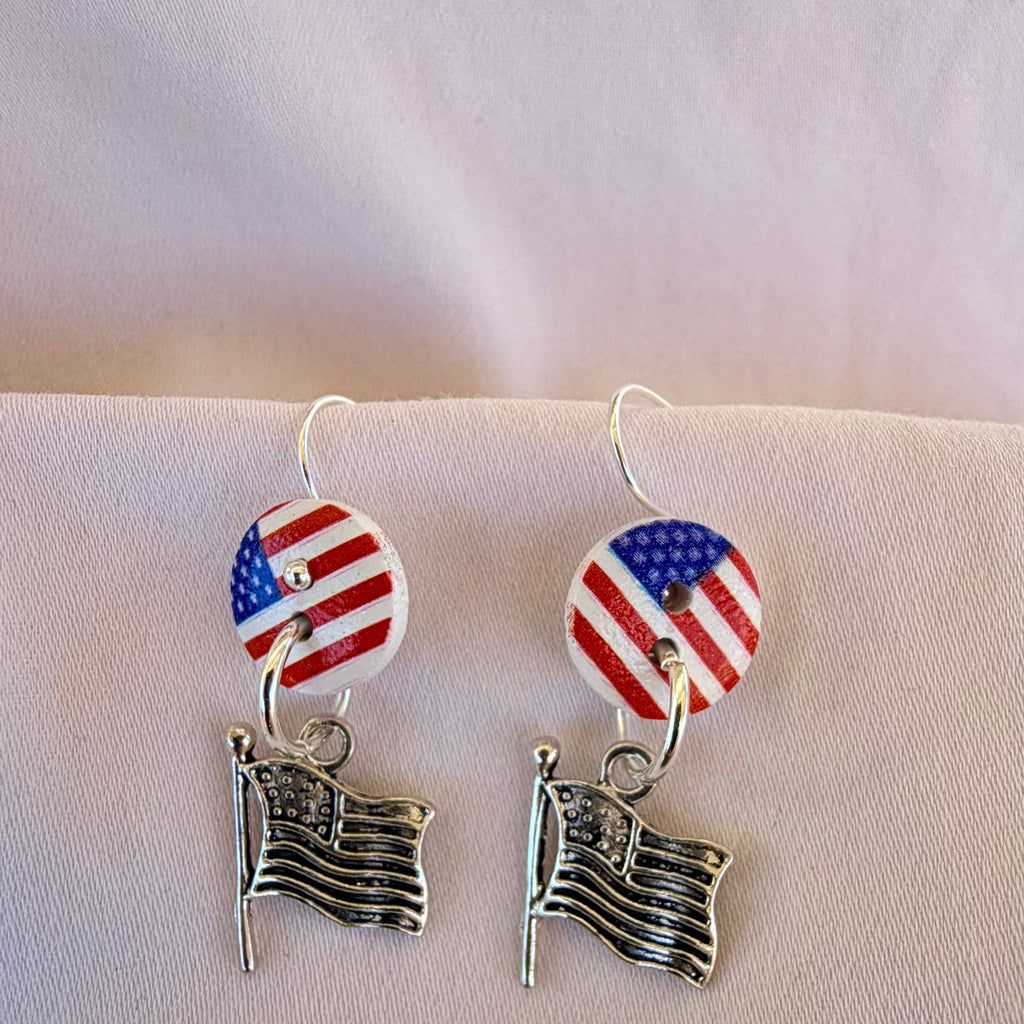 4th of July Independence Day Patriotic Red White Blue Beaded Jewelry Set by SublimeDesignsBySuzie in Ormond Beach - SublimeDesignsBySuzie