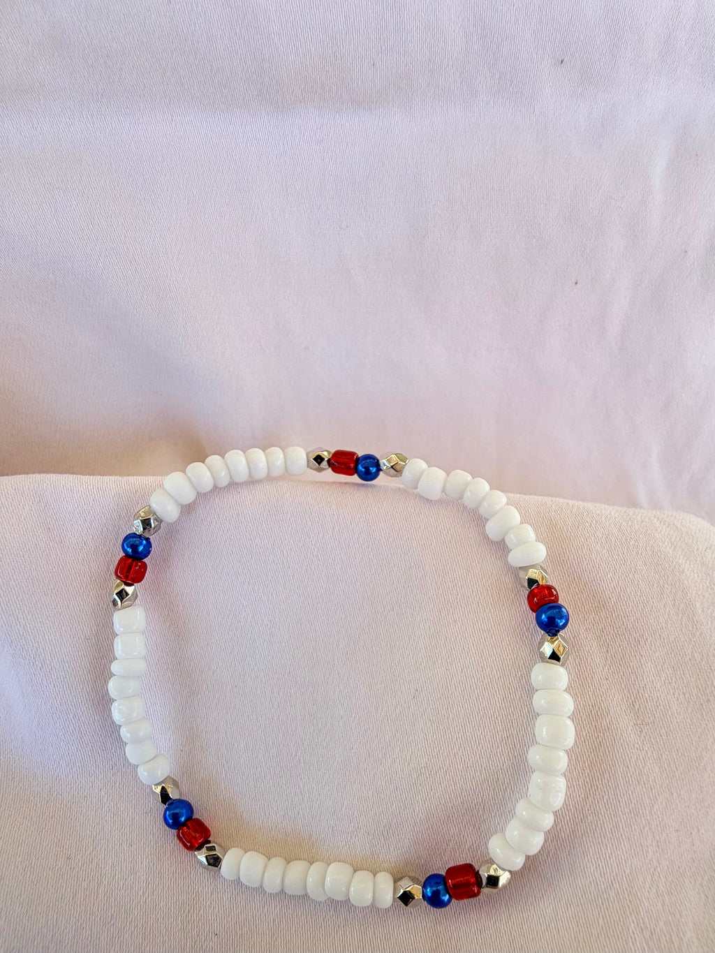 4th of July Independence Day Patriotic Red White Blue Beaded Jewelry Set by SublimeDesignsBySuzie in Ormond Beach - SublimeDesignsBySuzie