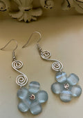 Coastal Blue Jasper Blooms Earrings