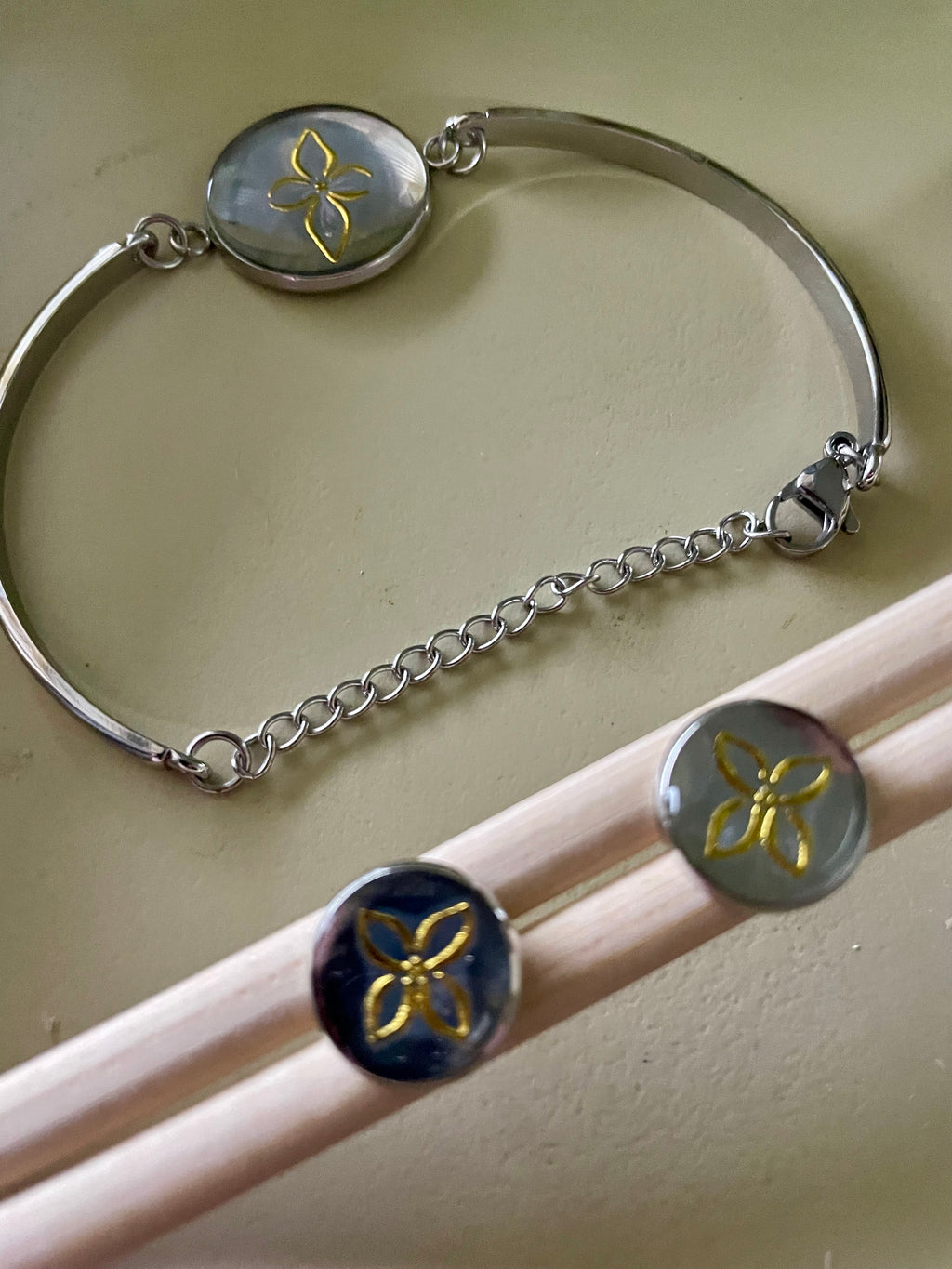 Stainless Steel Jellyfish/ Starfish/ Pineapple/ Flower Jewelry Sets