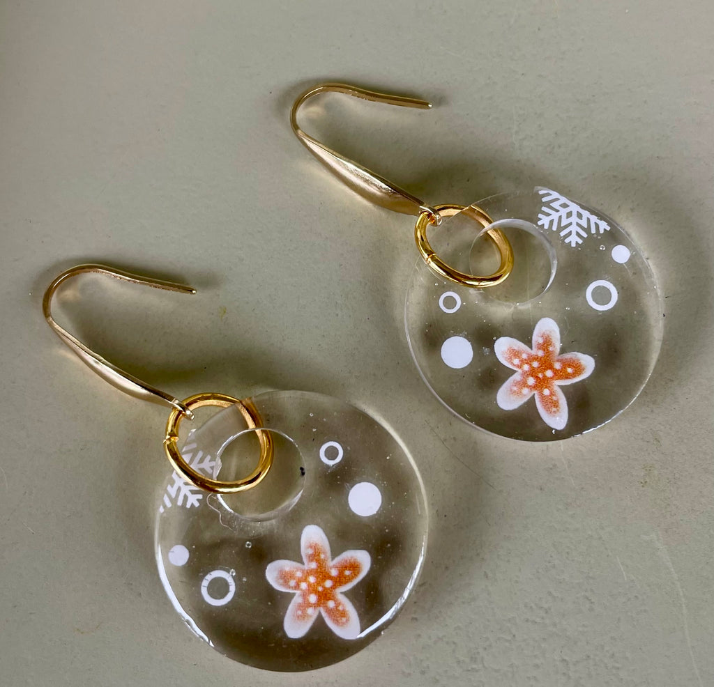 Peachy Starfish Bloom 18K Gold Plated PVD Jewelry Set- Sublime Designs by Suzie