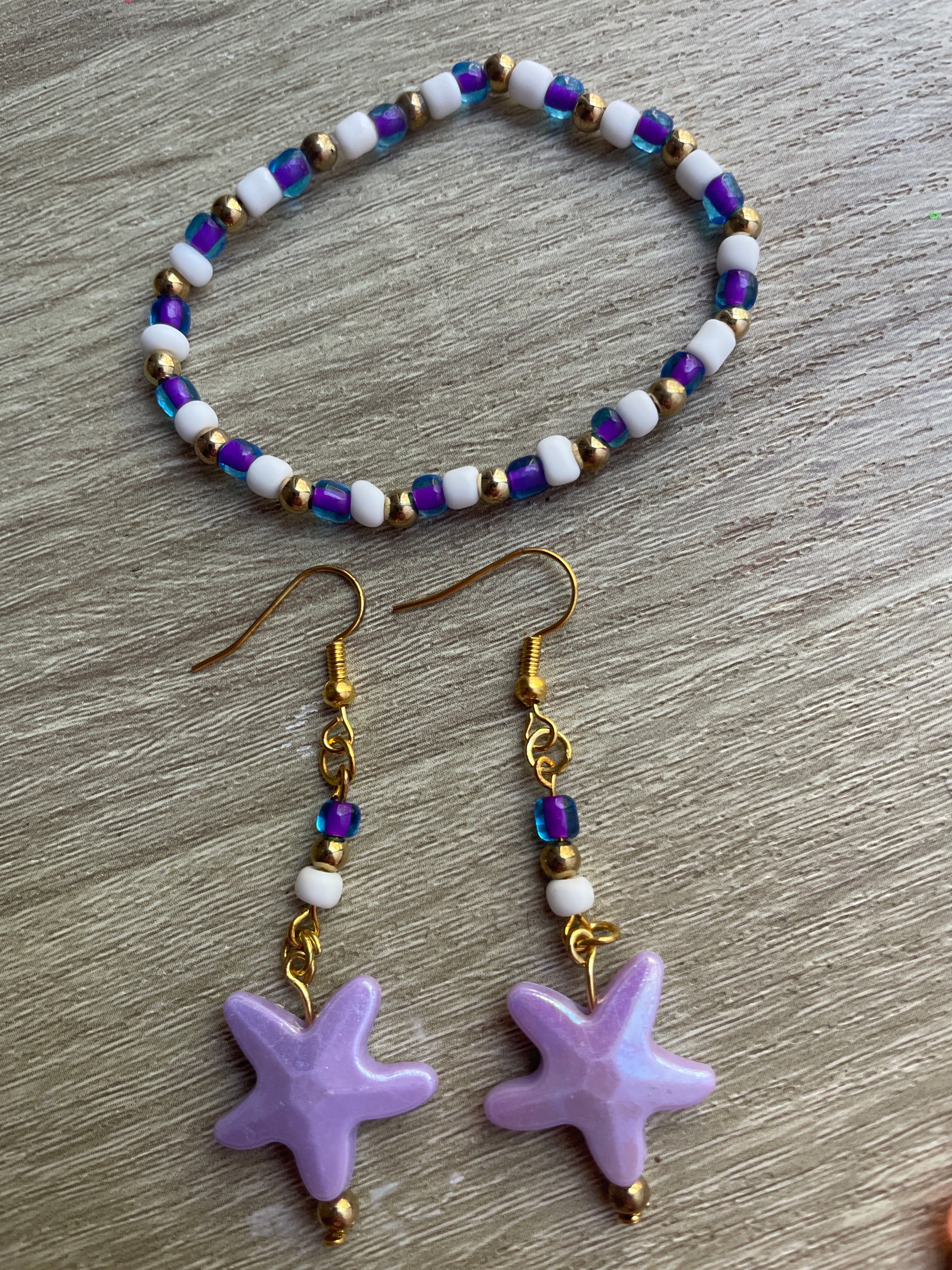 Starfish Dangle Drops Jewelry Sets - 4 Variants