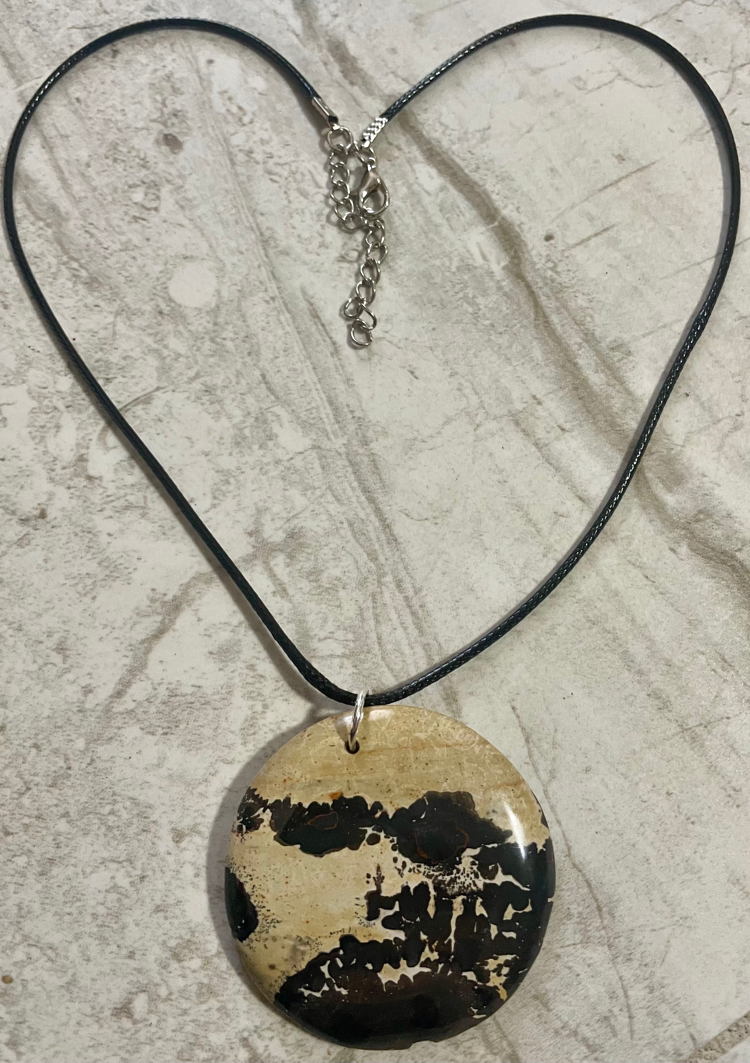 Palm Root Natural Stone Necklace