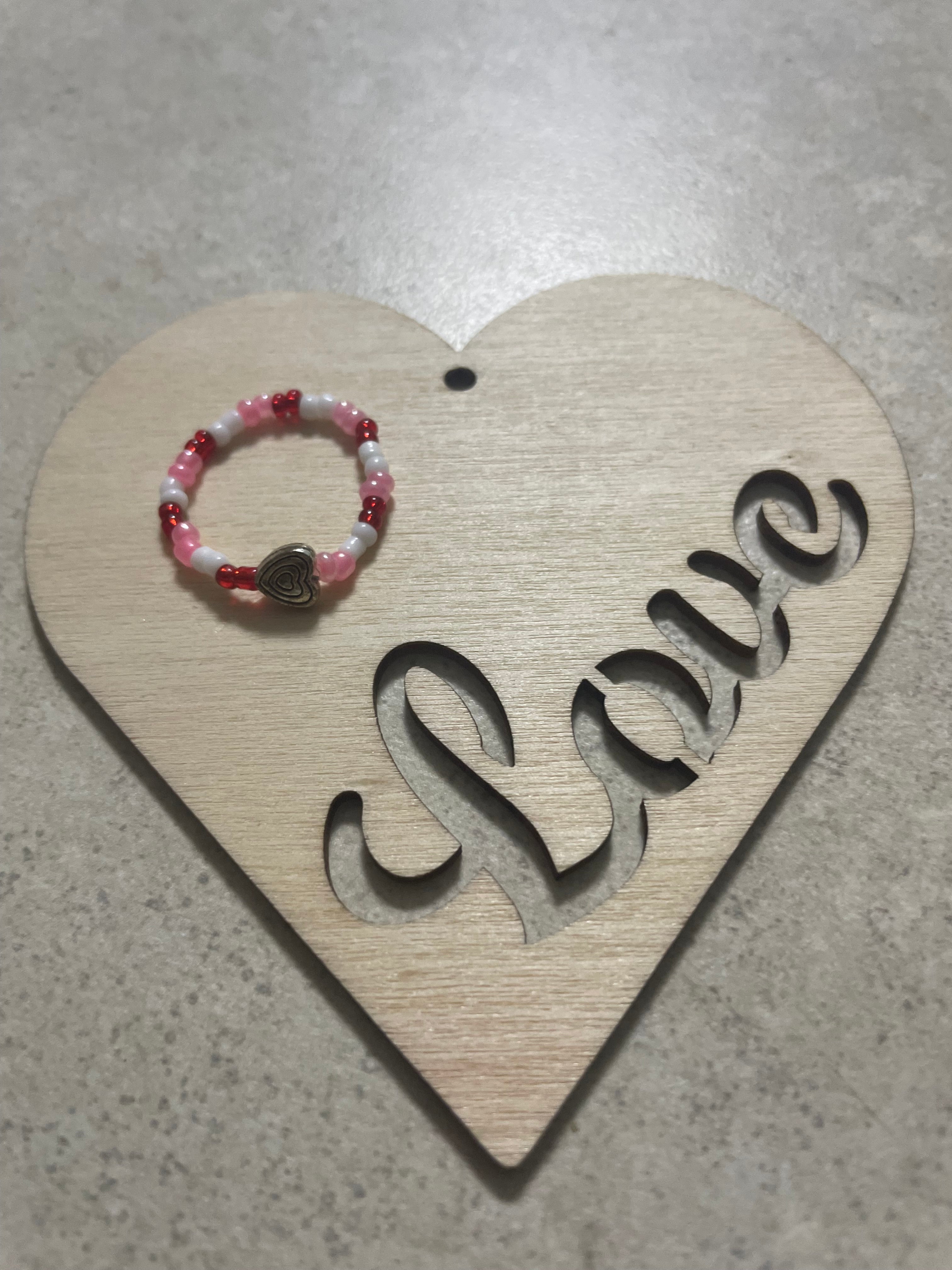 Handcrafted Bead Rings on multiple designs