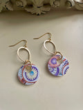 Retro Paisley Earrings