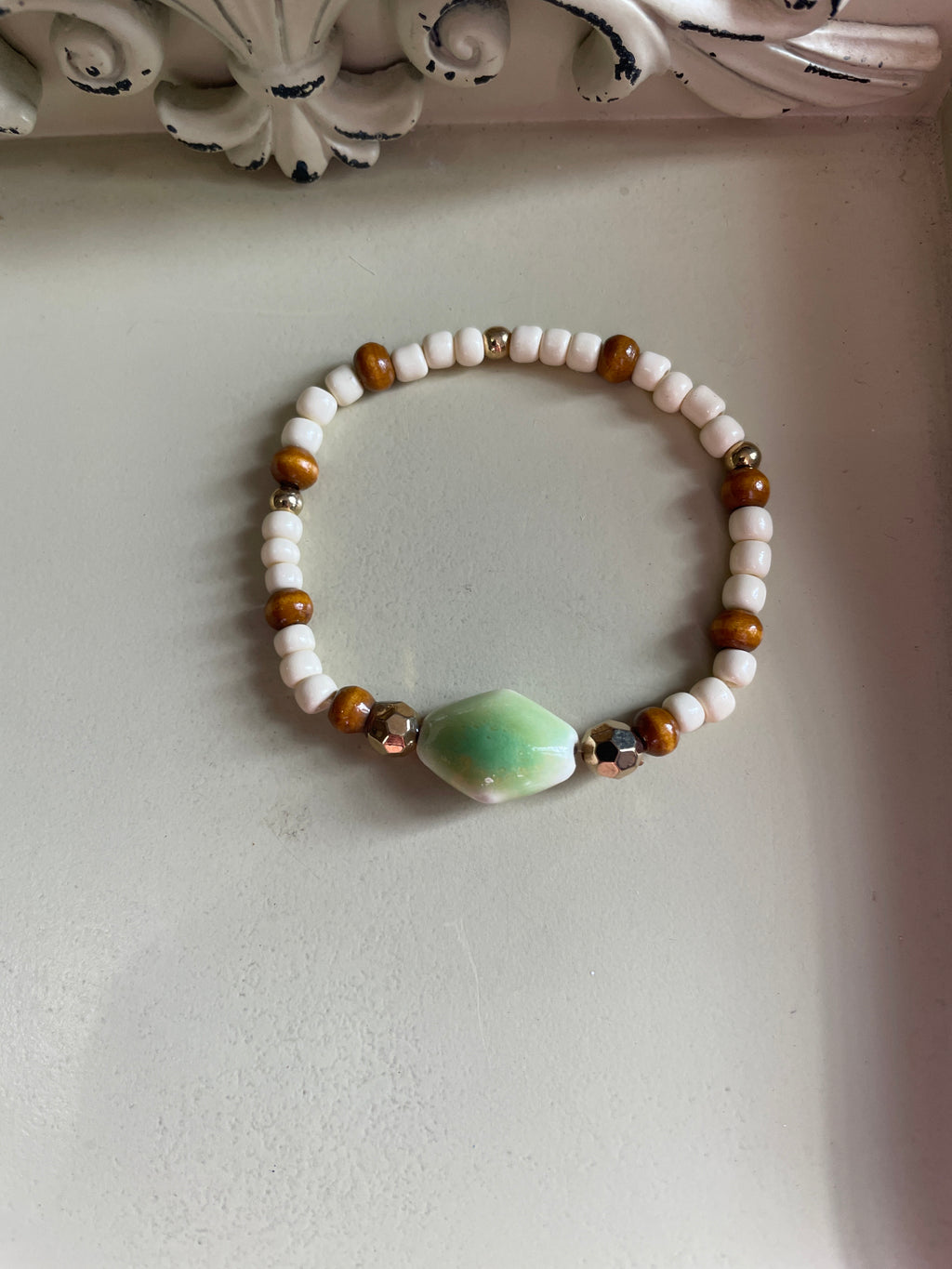 Boho Tortoise Shell Glass Nugget Set